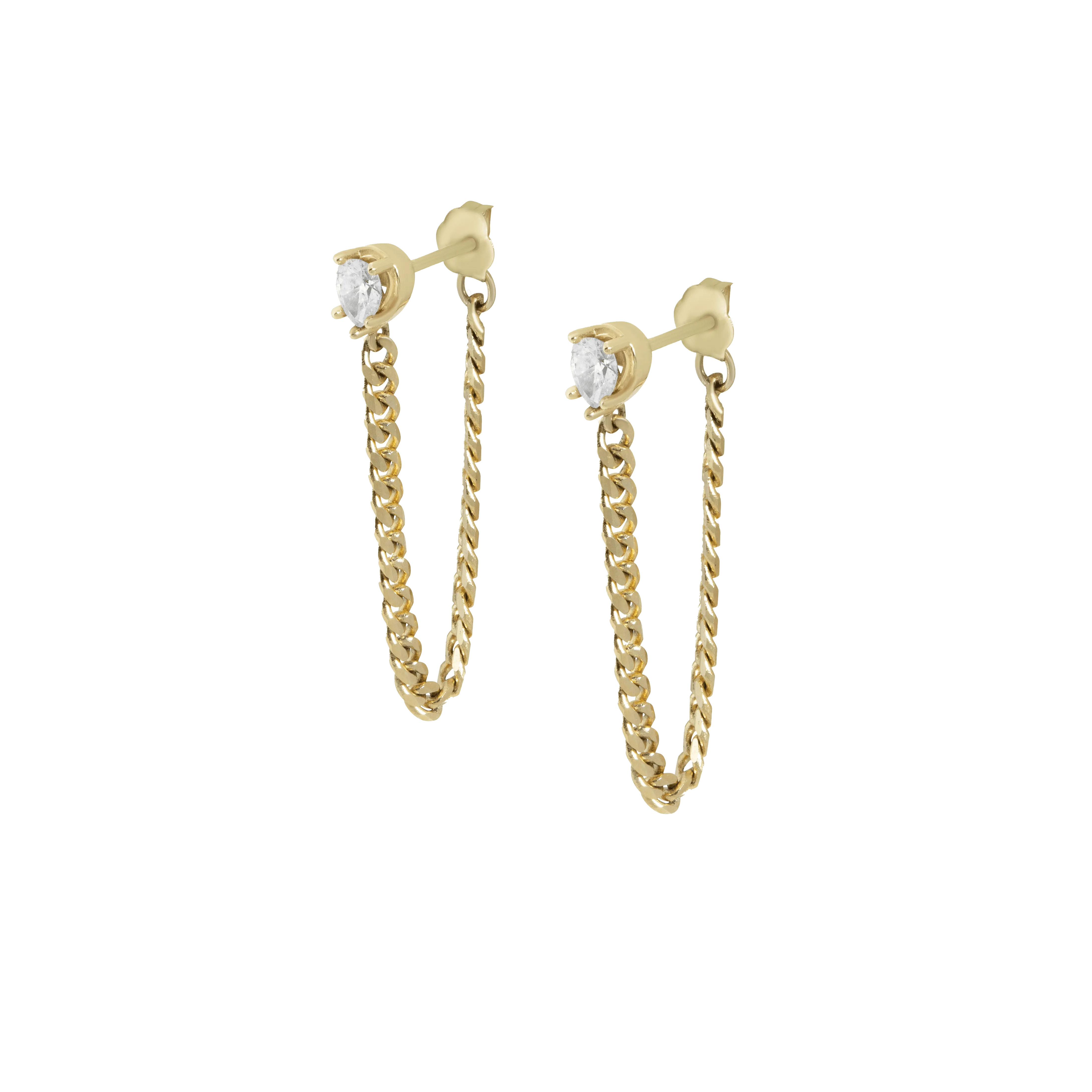 Chuva chain earrings
