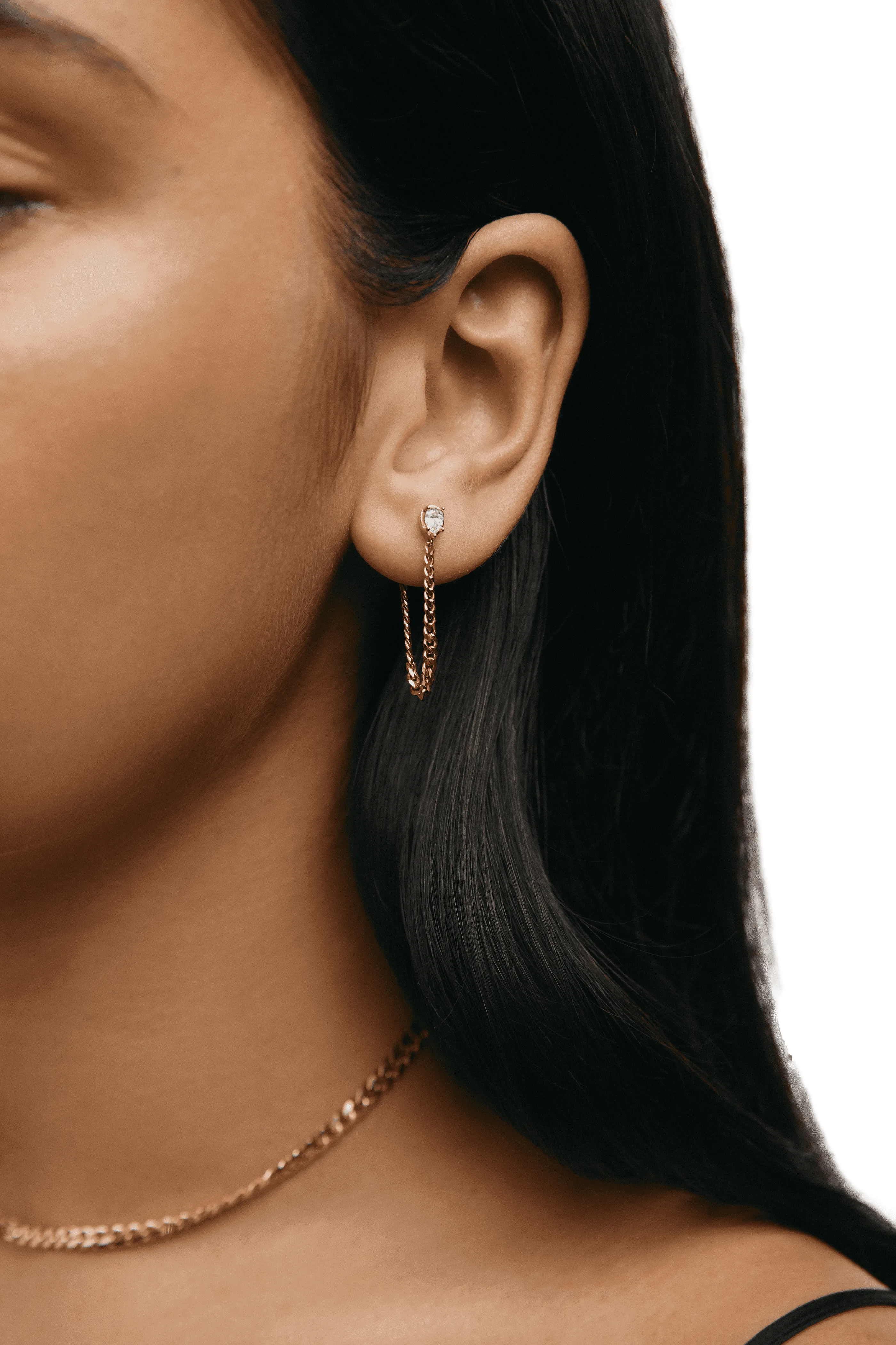 Chuva chain earrings