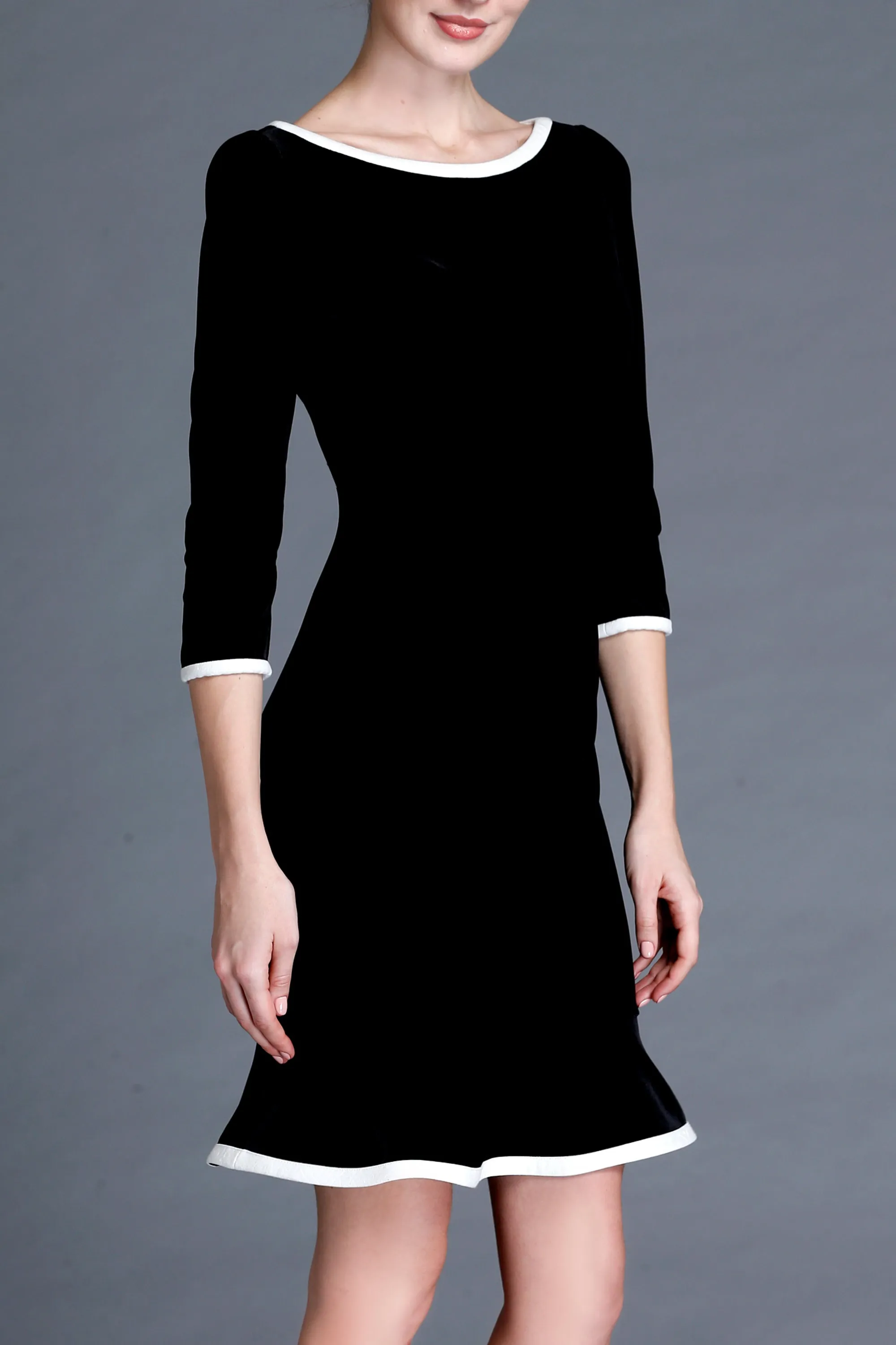 Classic Jenny Fishtail Velvet Dress