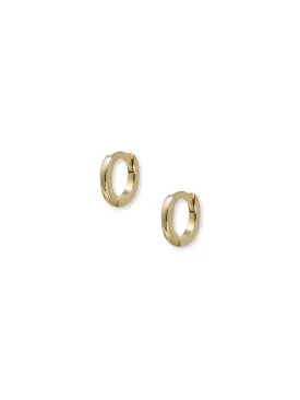 Classique 8mm Gold Hoops