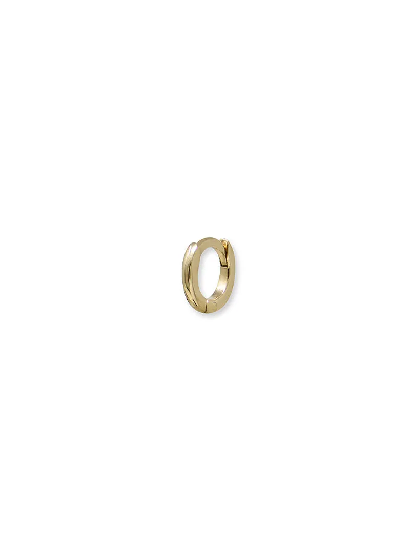 Classique 8mm Gold Hoops