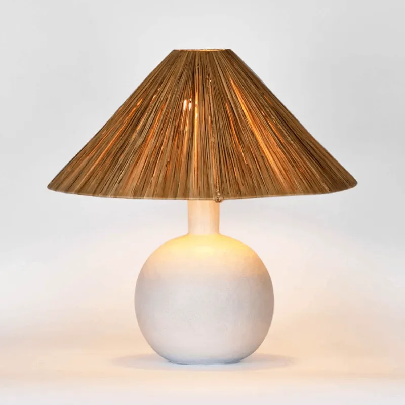 Coastal Raffia Table Lamp