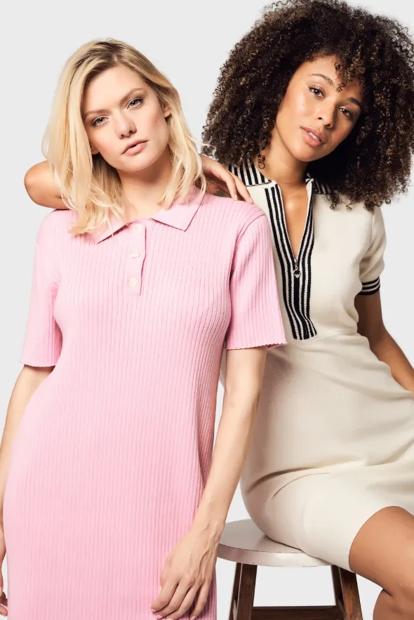 Collared Cashmere Dress