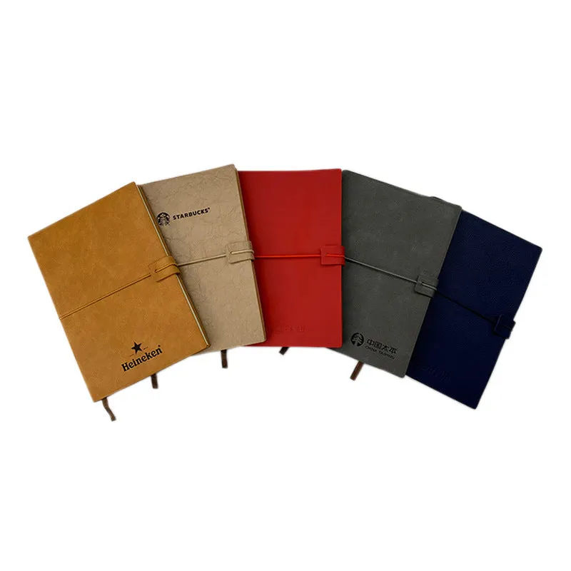 contrast strap notebook customized