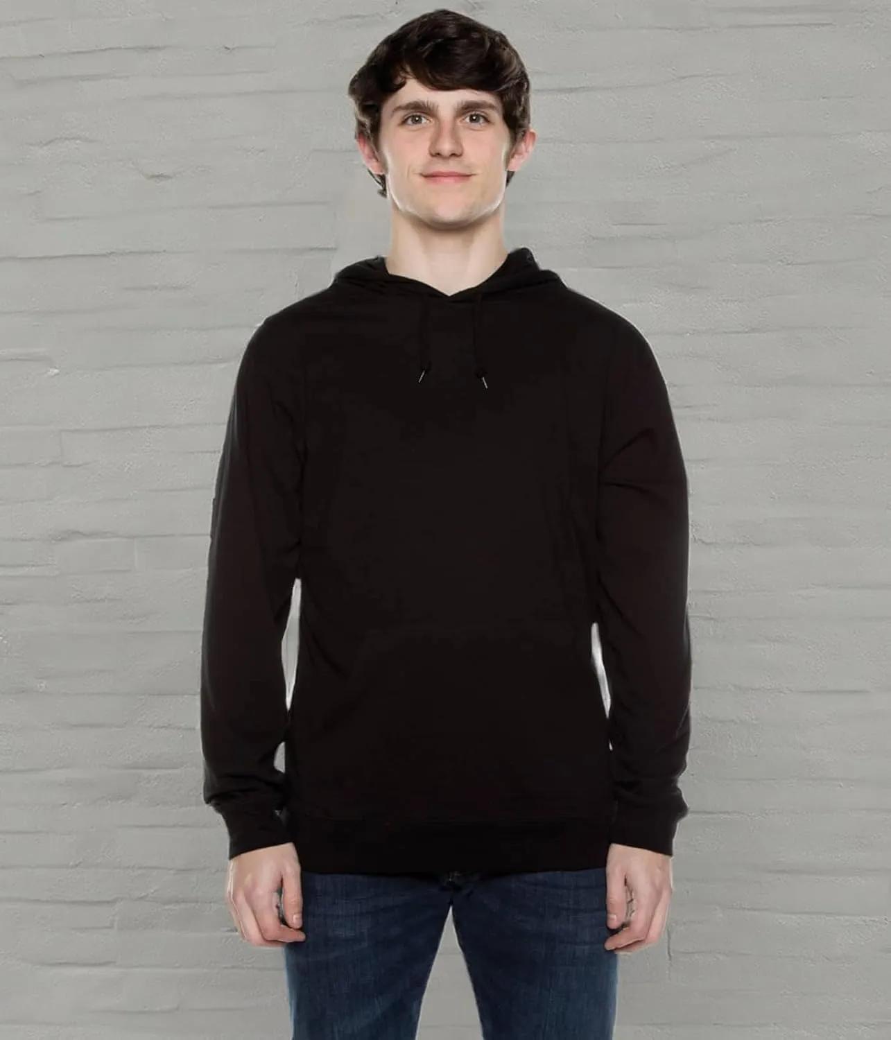 Cottonhood Lightweight Men's Hoodies ?C Gym & Workout Mens Hoodie Pullover with Pocket, Long Sleeve Hooded Shirt