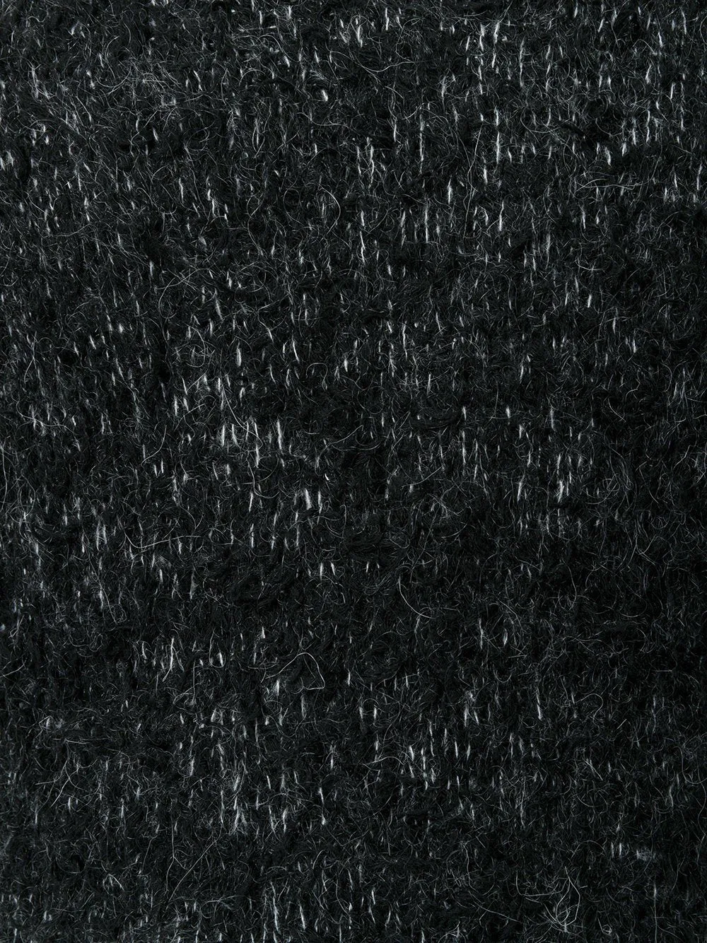 Crew Sweater Black Melange