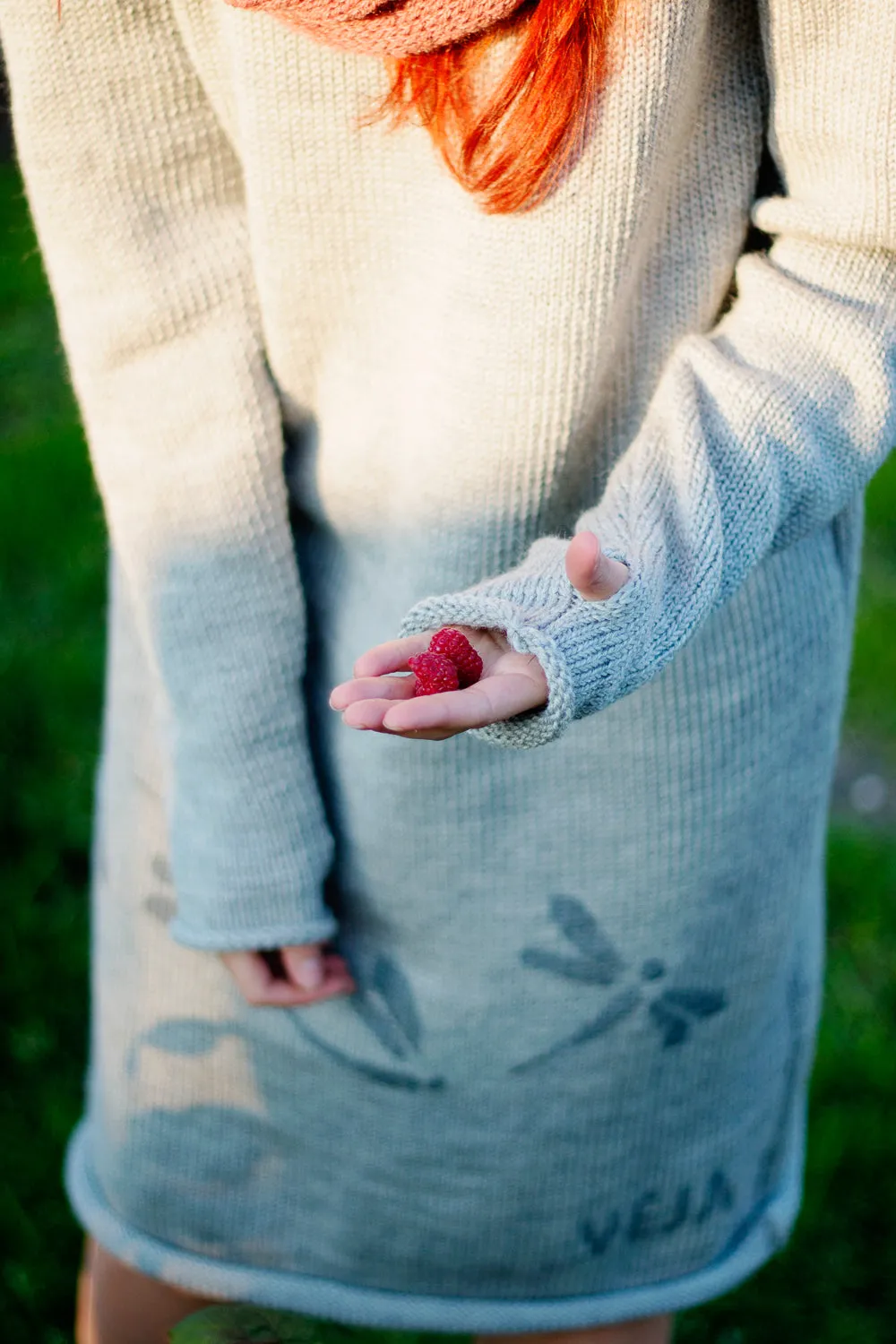 Cute chunky wool sweater Fog | VÉJA