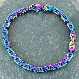 Daytona Bracelet - Rainbow - Mini - 1/8 inch wide - NO12B