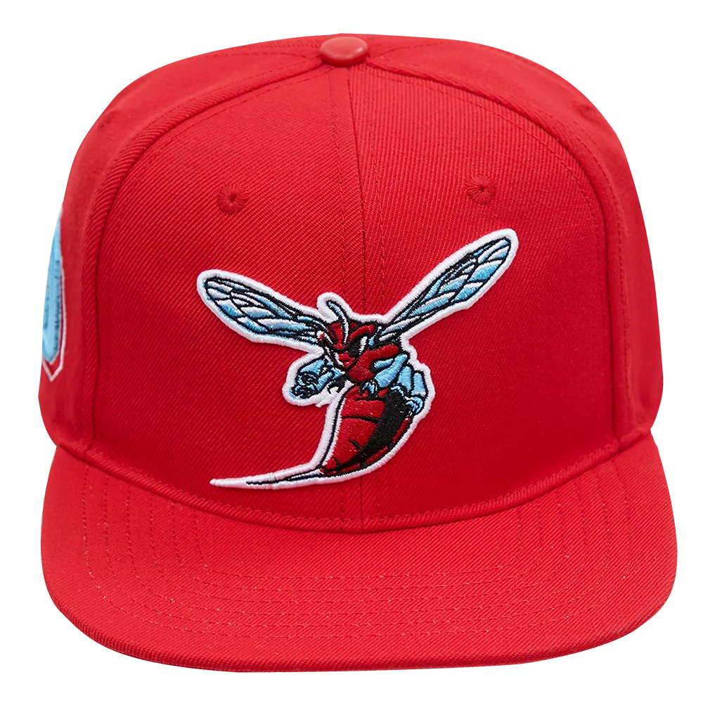 DELAWARE STATE UNIVERSITY CLASSIC UNISEX WOOL SNAPBACK HAT (RED)