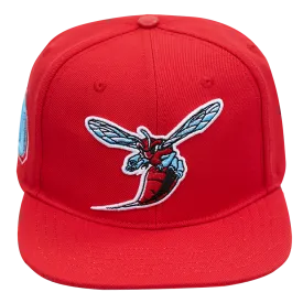 DELAWARE STATE UNIVERSITY CLASSIC UNISEX WOOL SNAPBACK HAT (RED)
