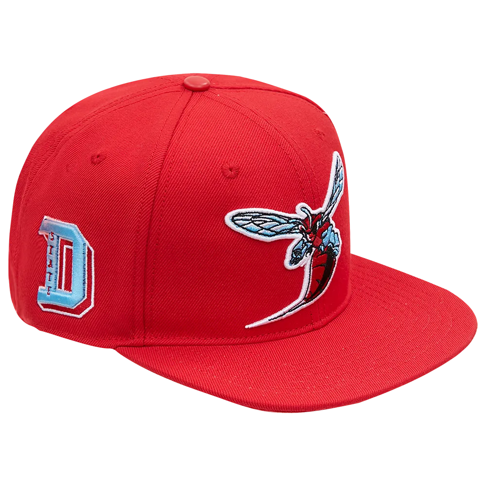 DELAWARE STATE UNIVERSITY CLASSIC UNISEX WOOL SNAPBACK HAT (RED)