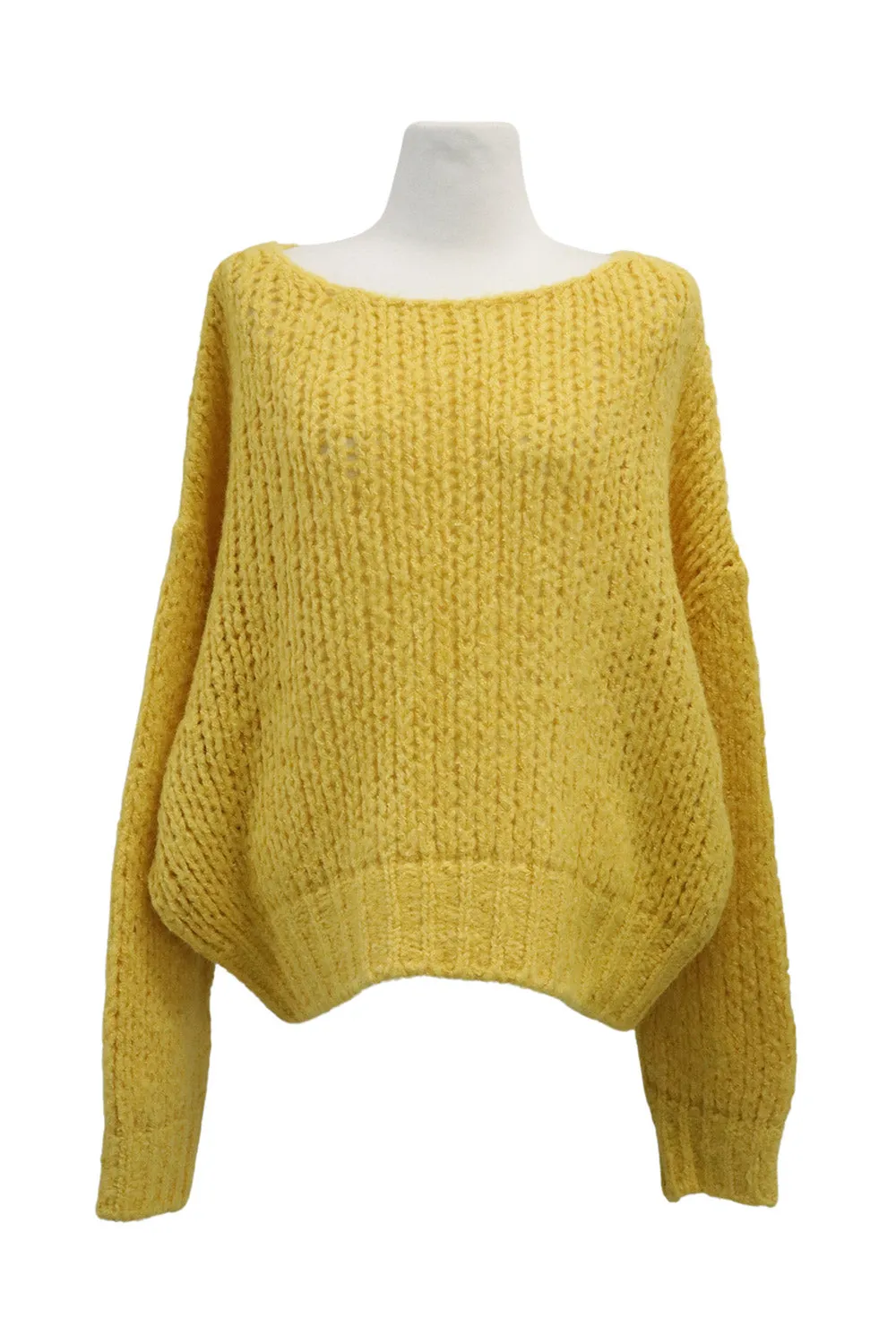 Emery Oversized Net Sweater
