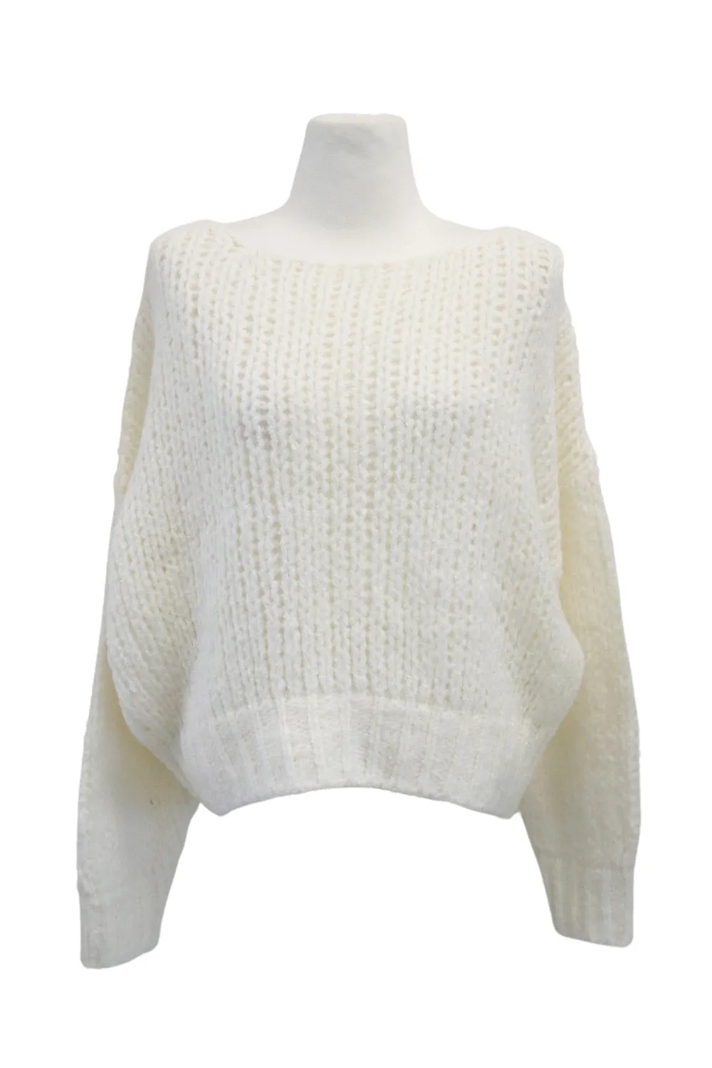 Emery Oversized Net Sweater