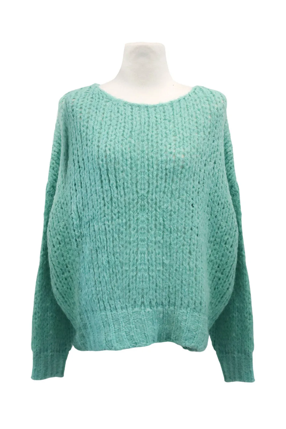 Emery Oversized Net Sweater