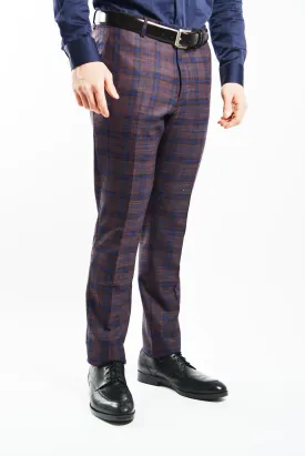 EURO WINDOWPANE DT DRESS PANT