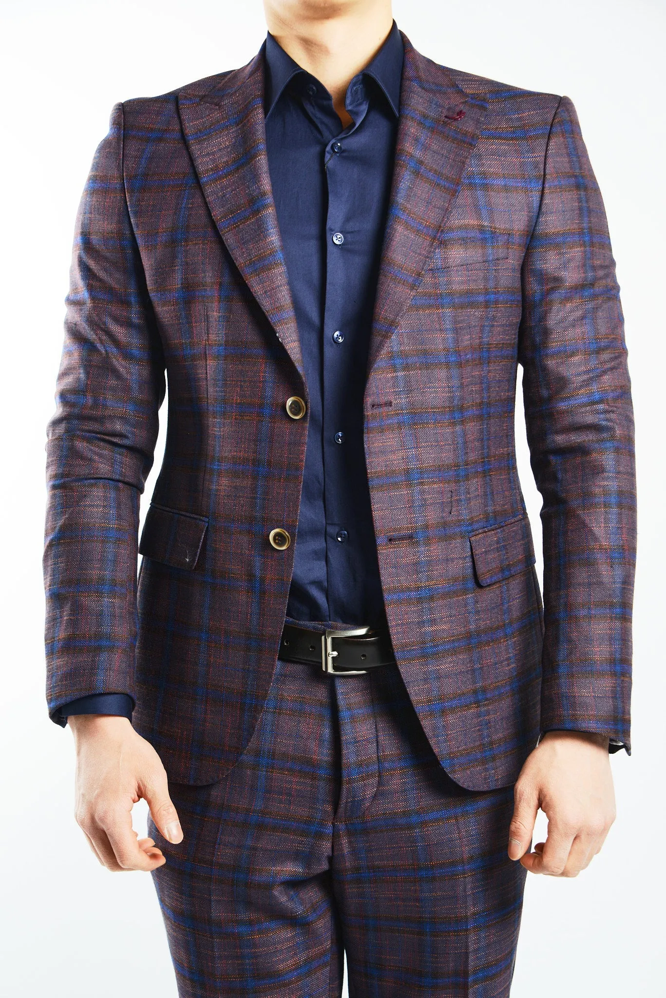 EURO WINDOWPANE DT DRESS PANT