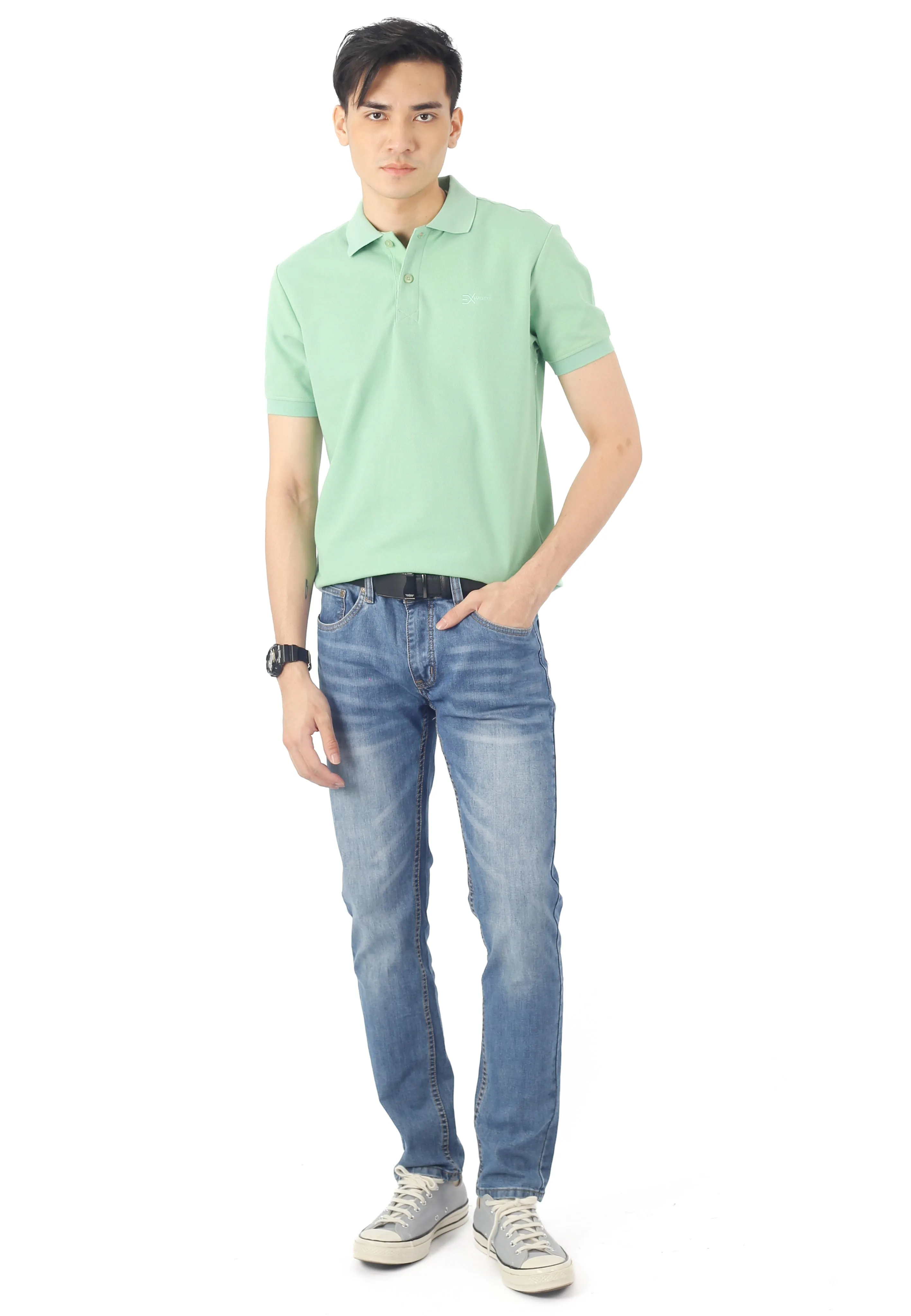 EXHAUST MENS POLO T-SHIRT [SLIM FIT] 1390