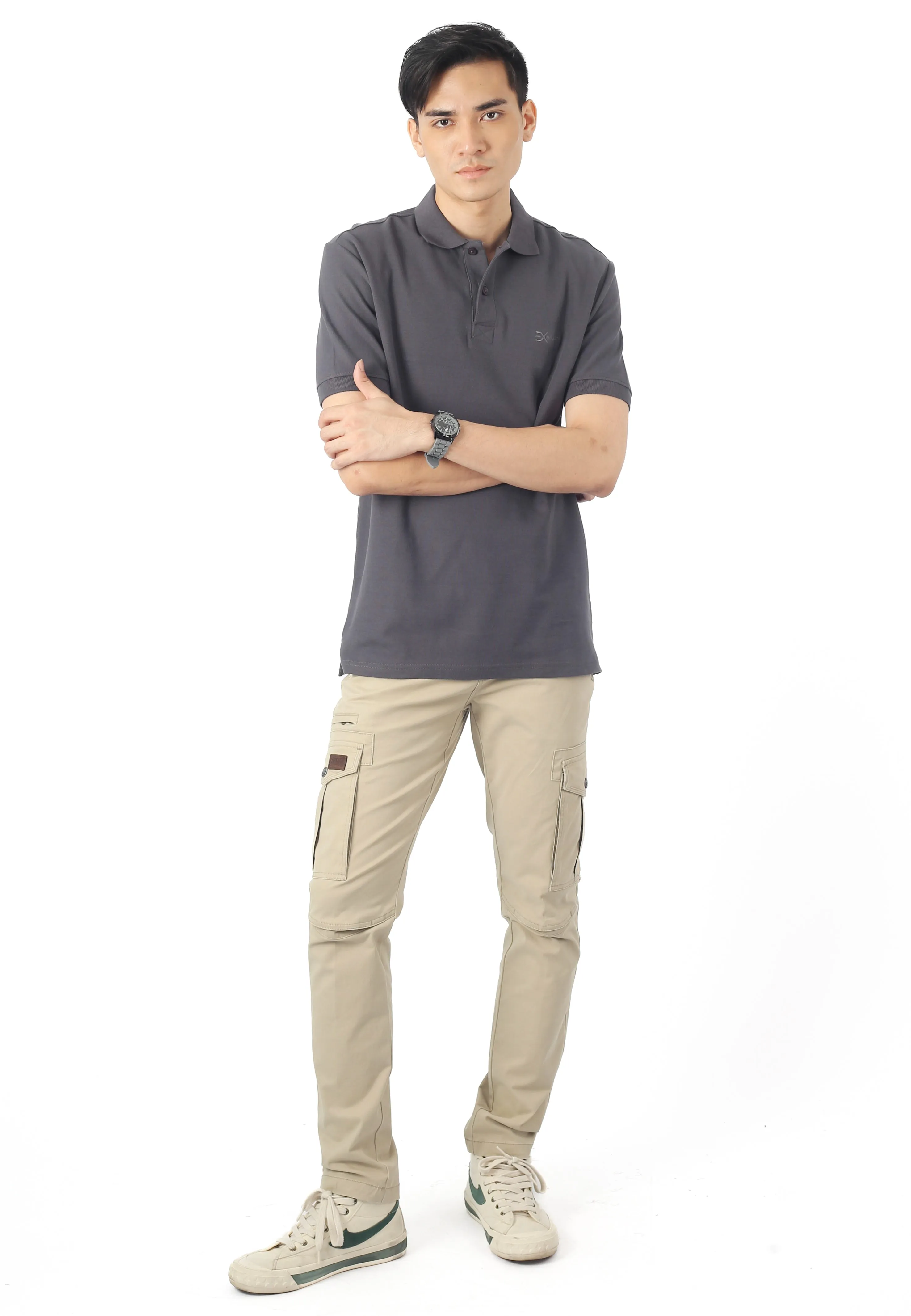 EXHAUST MENS POLO T-SHIRT [SLIM FIT] 1390