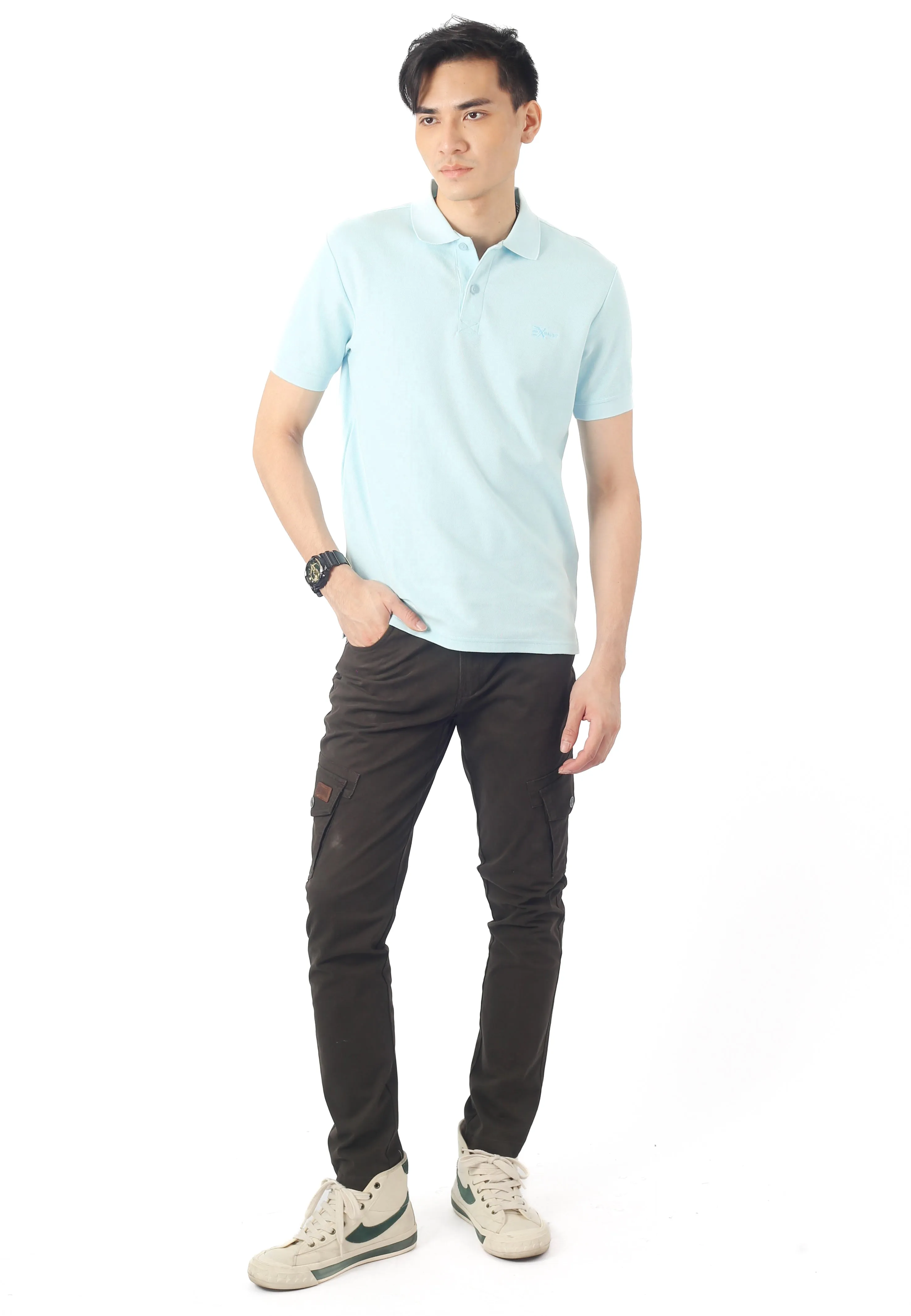 EXHAUST MENS POLO T-SHIRT [SLIM FIT] 1390
