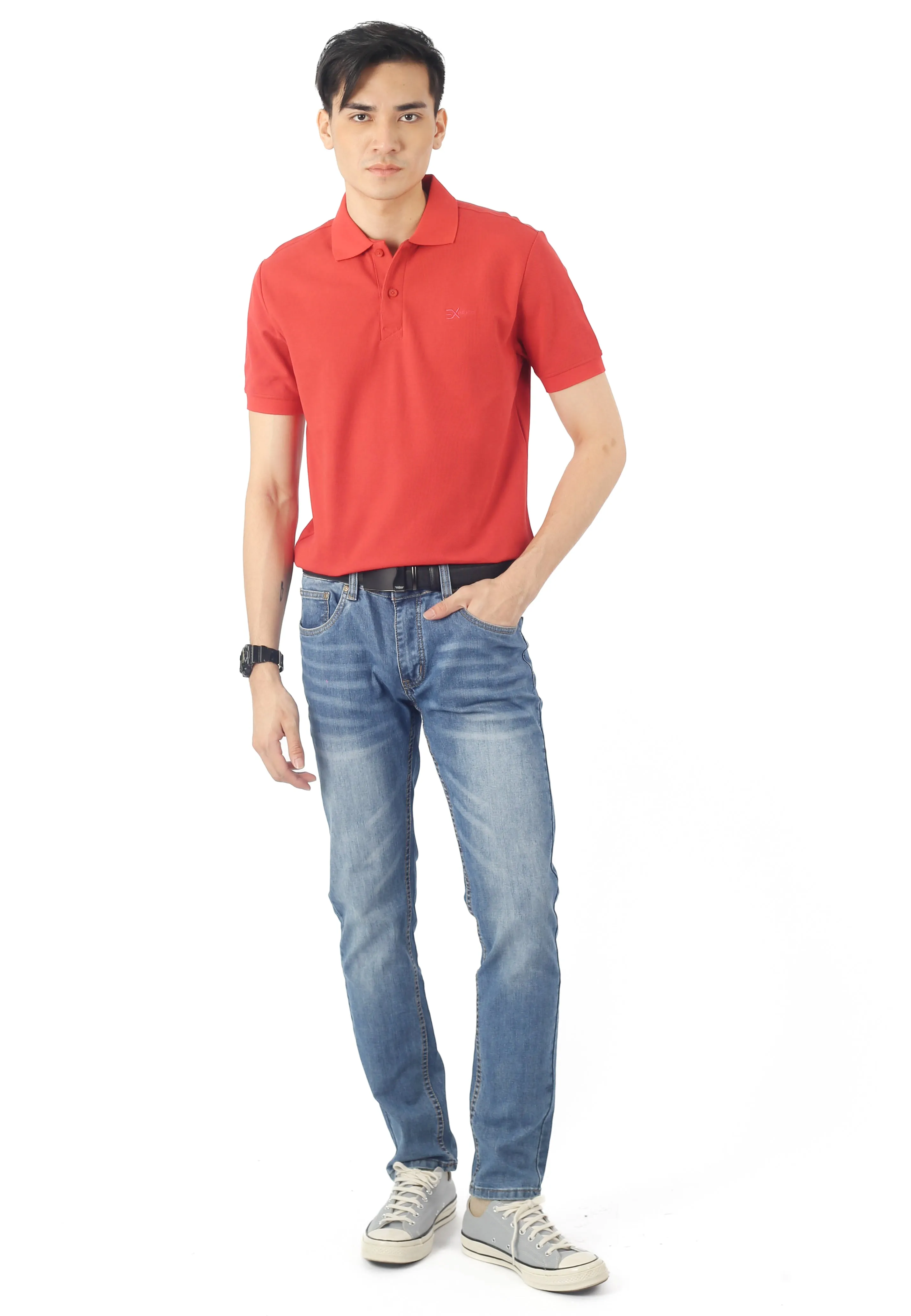 EXHAUST MENS POLO T-SHIRT [SLIM FIT] 1390