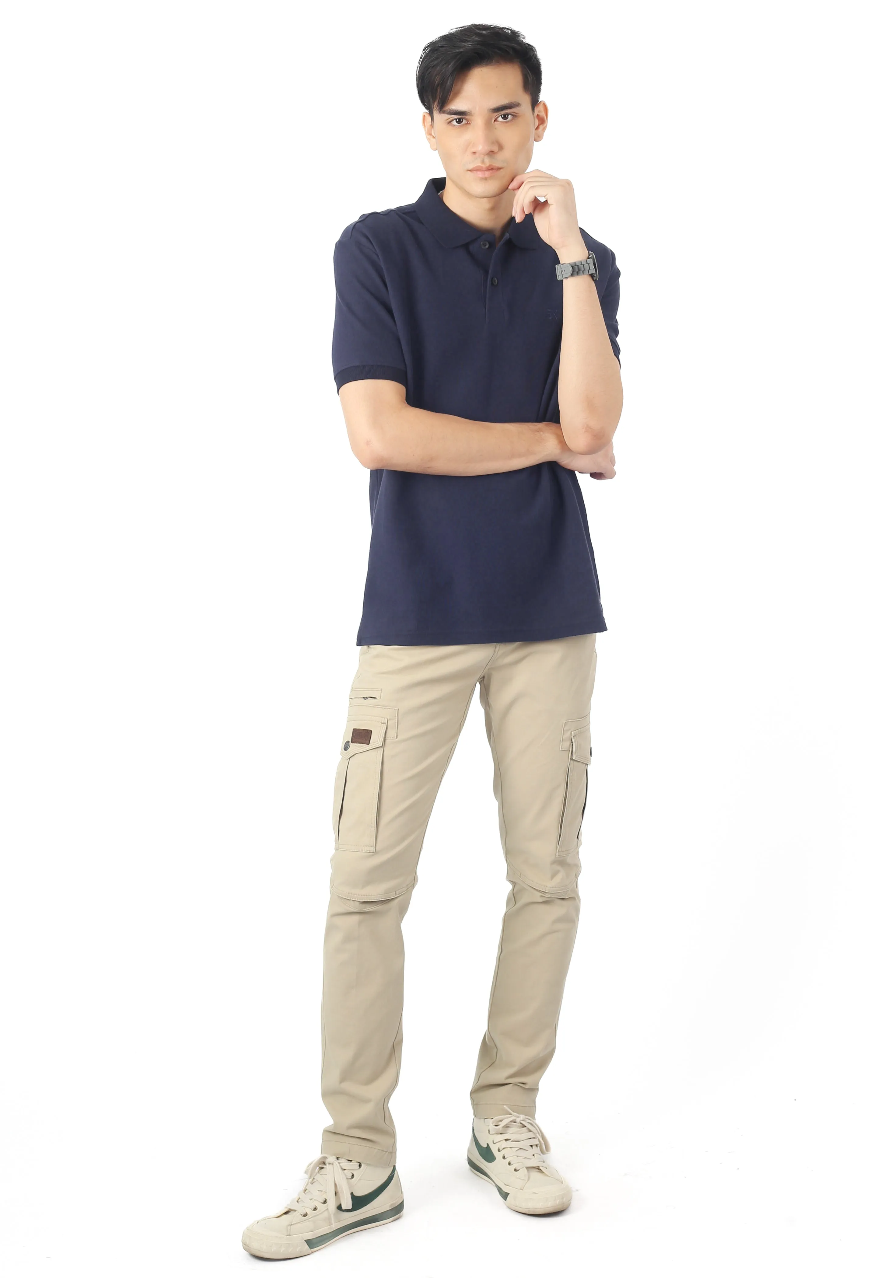 EXHAUST MENS POLO T-SHIRT [SLIM FIT] 1390