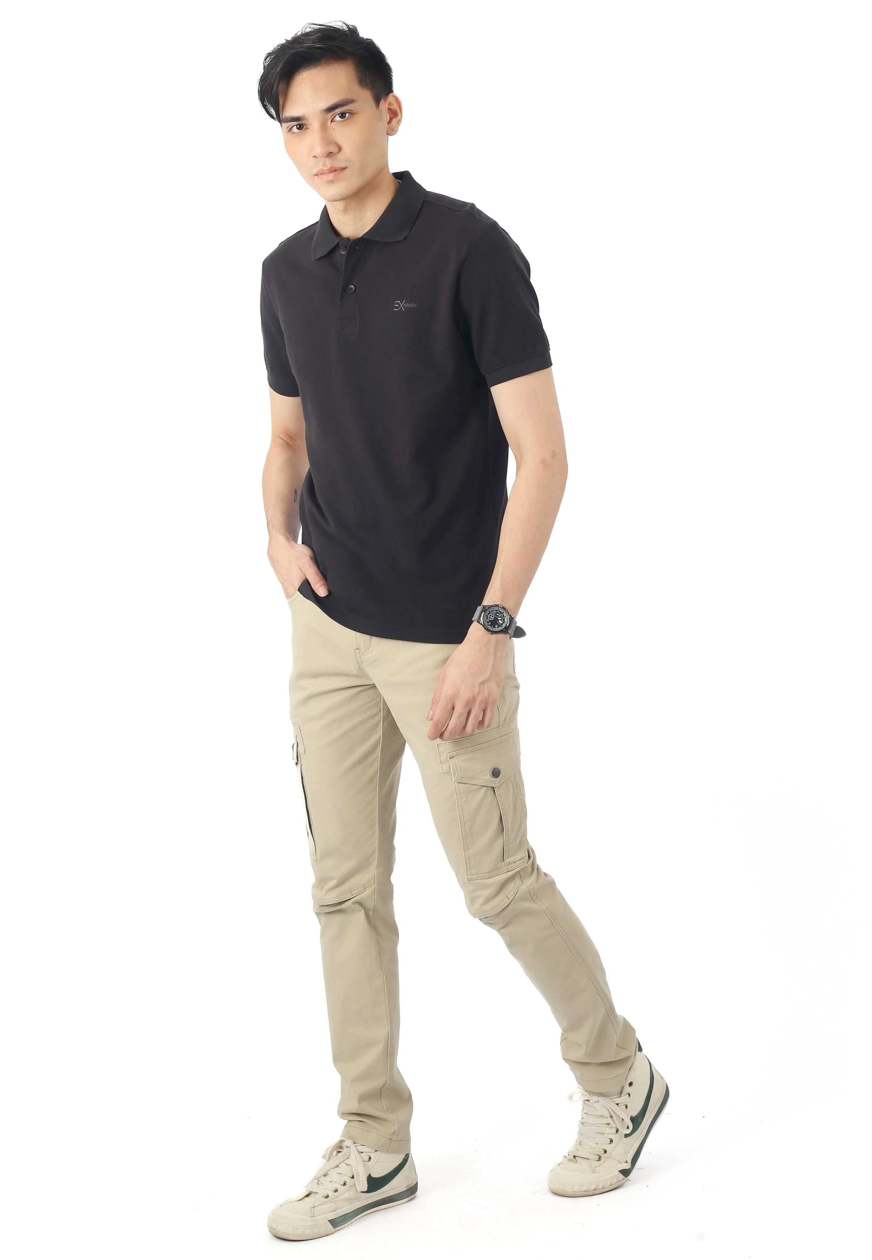 EXHAUST MENS POLO T-SHIRT [SLIM FIT] 1390