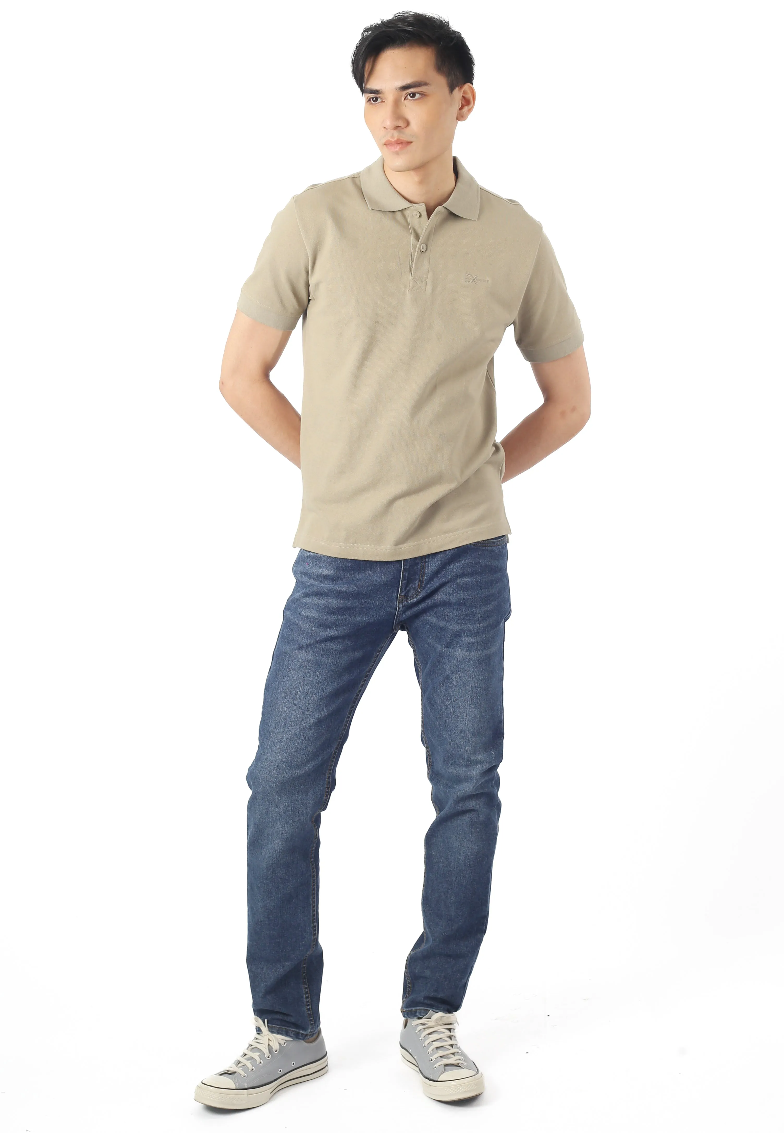 EXHAUST MENS POLO T-SHIRT [SLIM FIT] 1390
