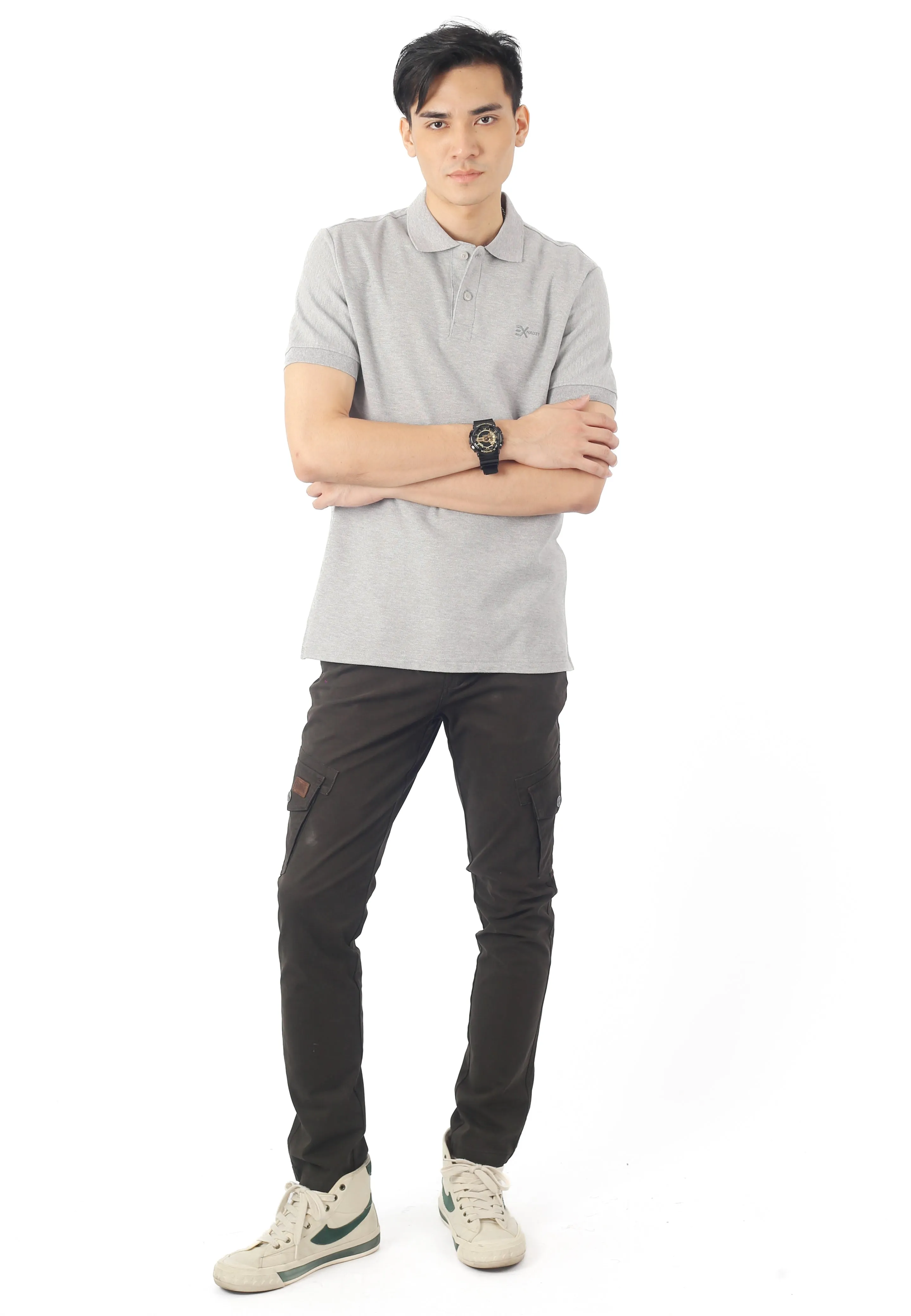 EXHAUST MENS POLO T-SHIRT [SLIM FIT] 1390