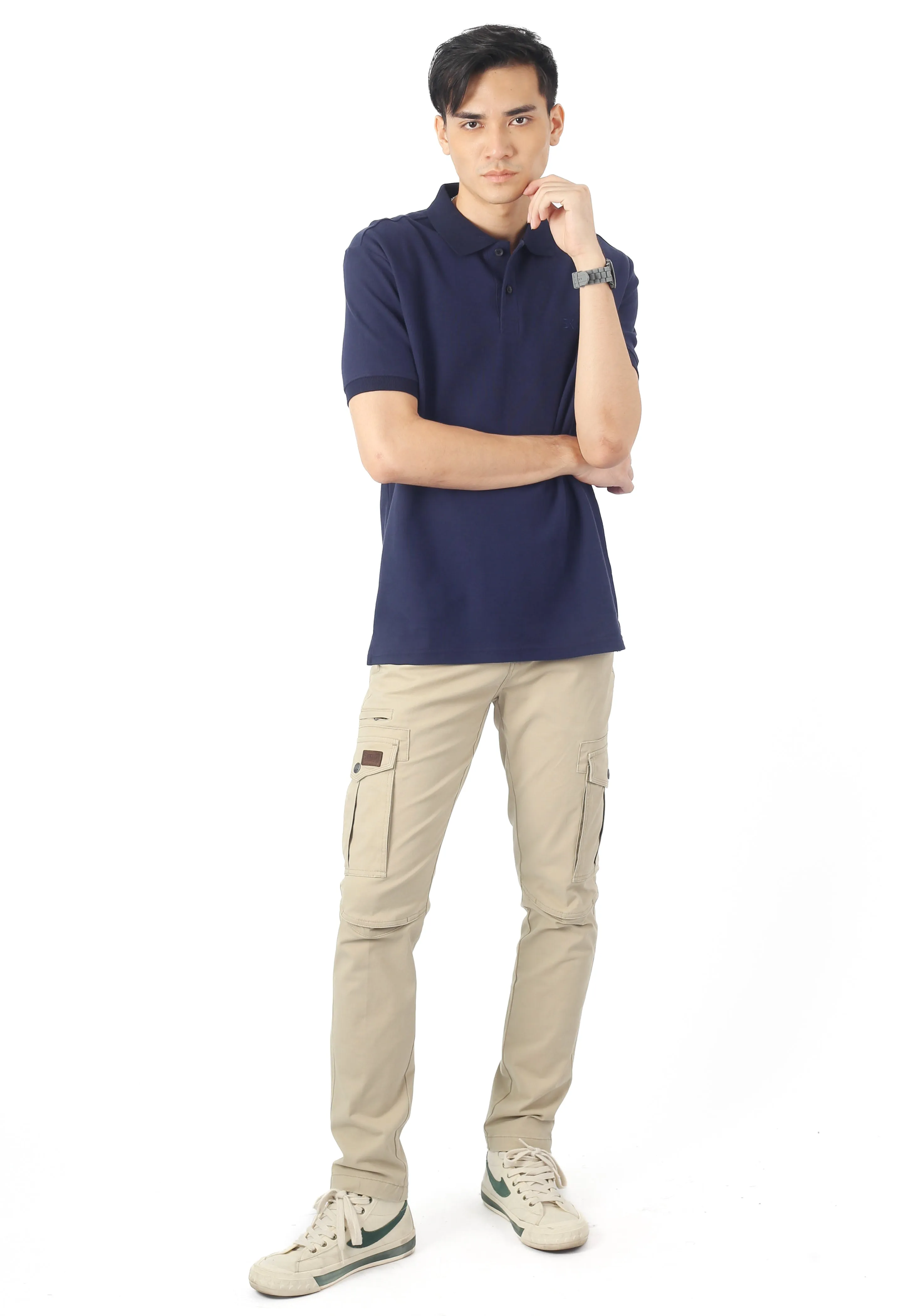 EXHAUST MENS POLO T-SHIRT [SLIM FIT] 1390