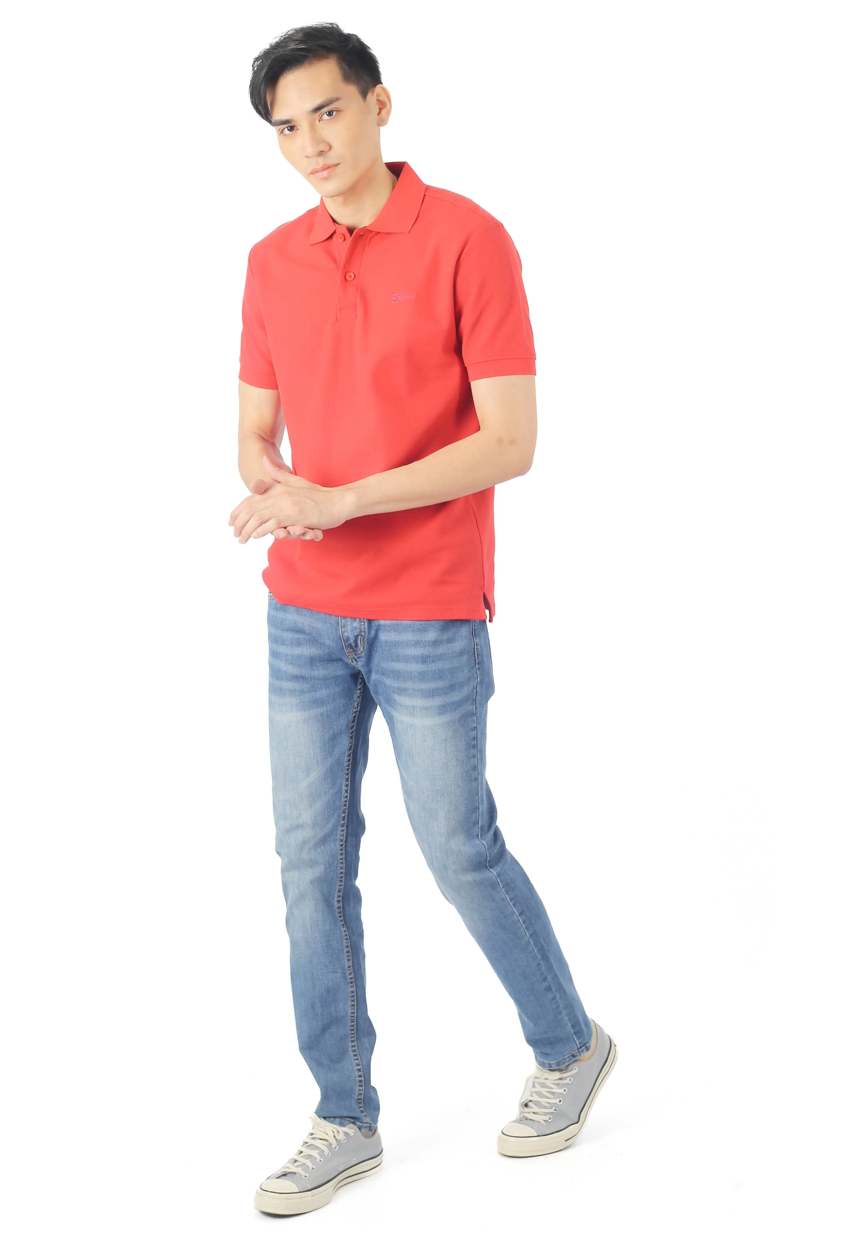 EXHAUST MENS POLO T-SHIRT [SLIM FIT] 1390
