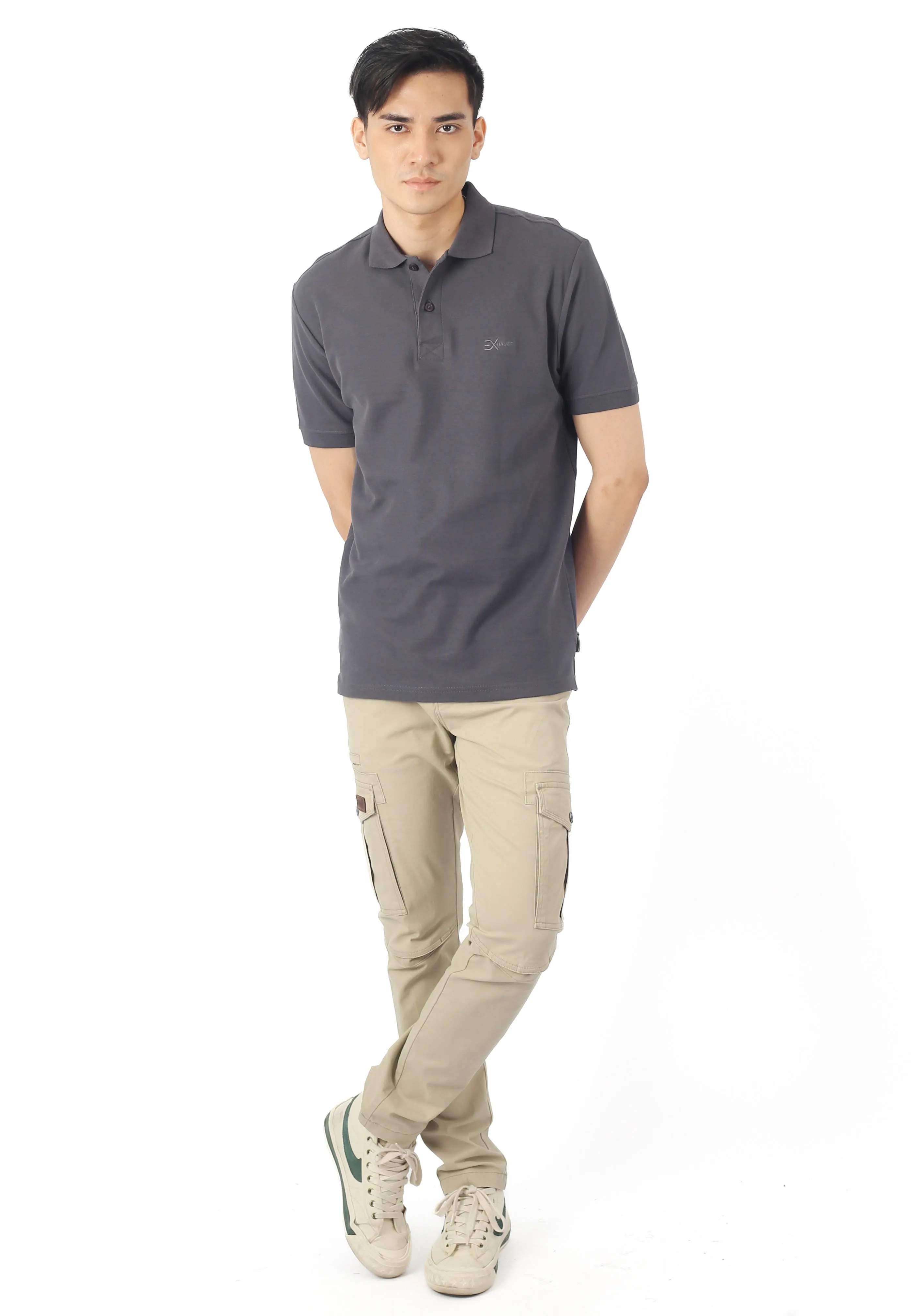 EXHAUST MENS POLO T-SHIRT [SLIM FIT] 1390