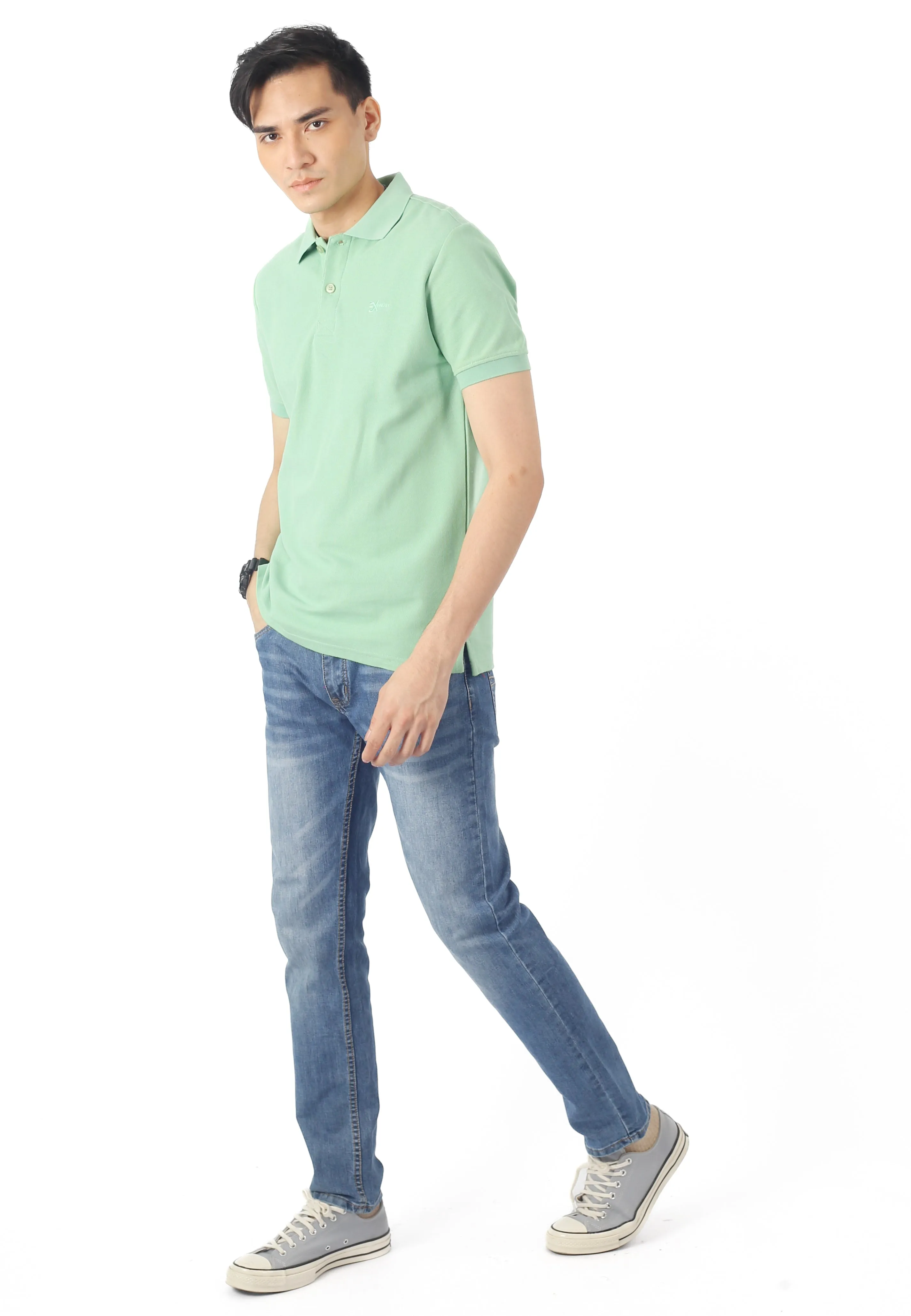 EXHAUST MENS POLO T-SHIRT [SLIM FIT] 1390