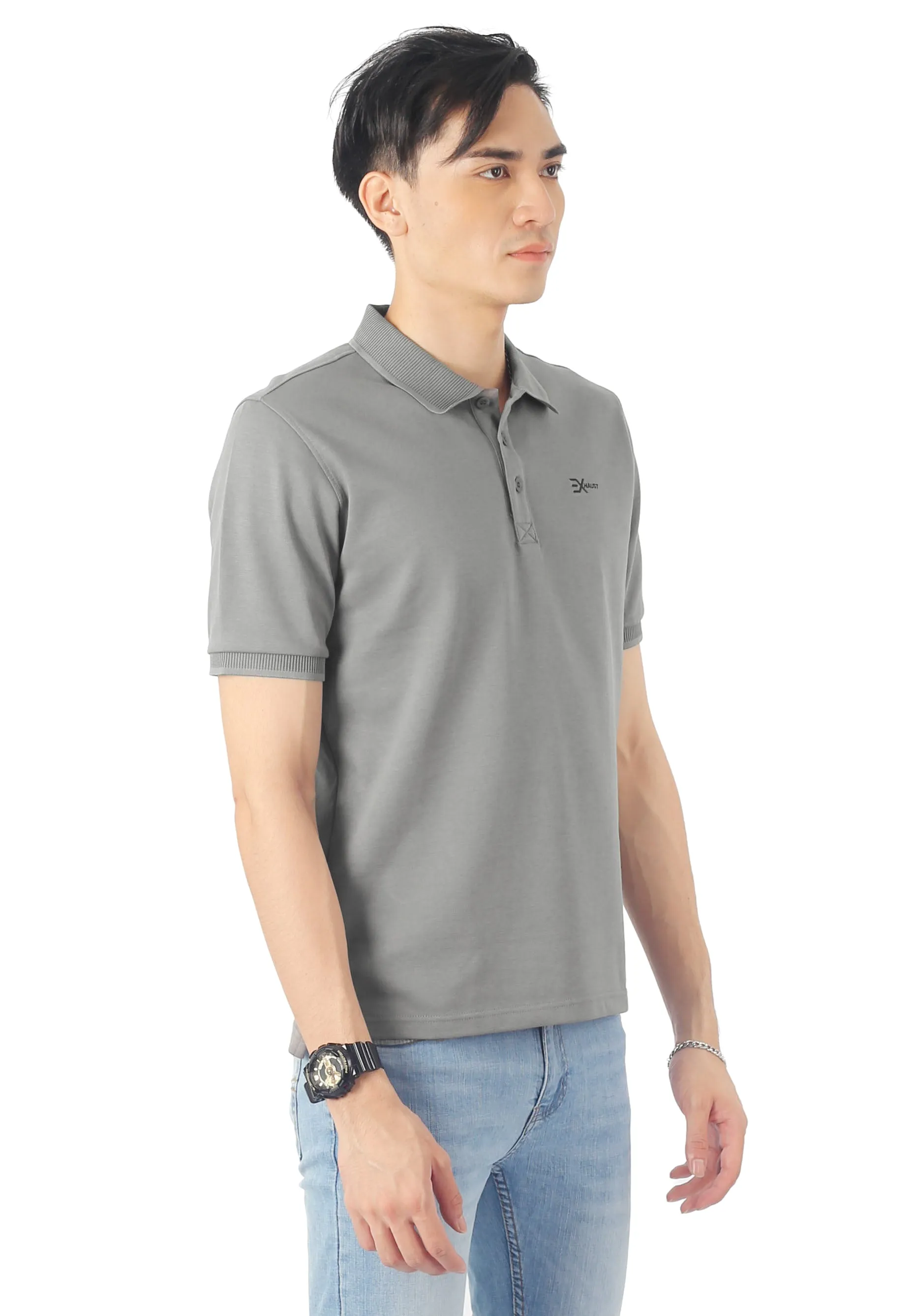 EXHAUST MENS POLO T-SHIRT [SLIM FIT] 1598
