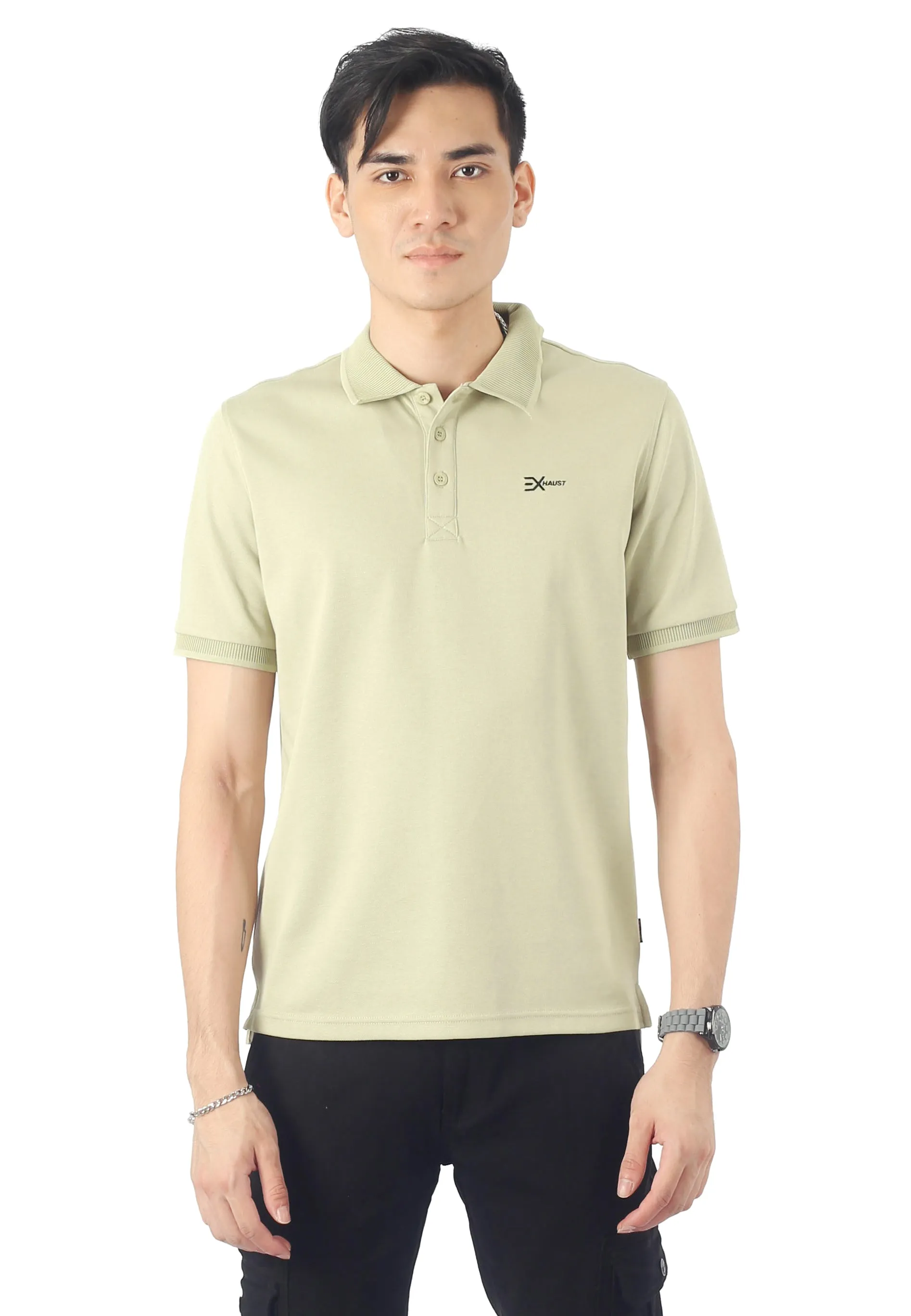 EXHAUST MENS POLO T-SHIRT [SLIM FIT] 1598
