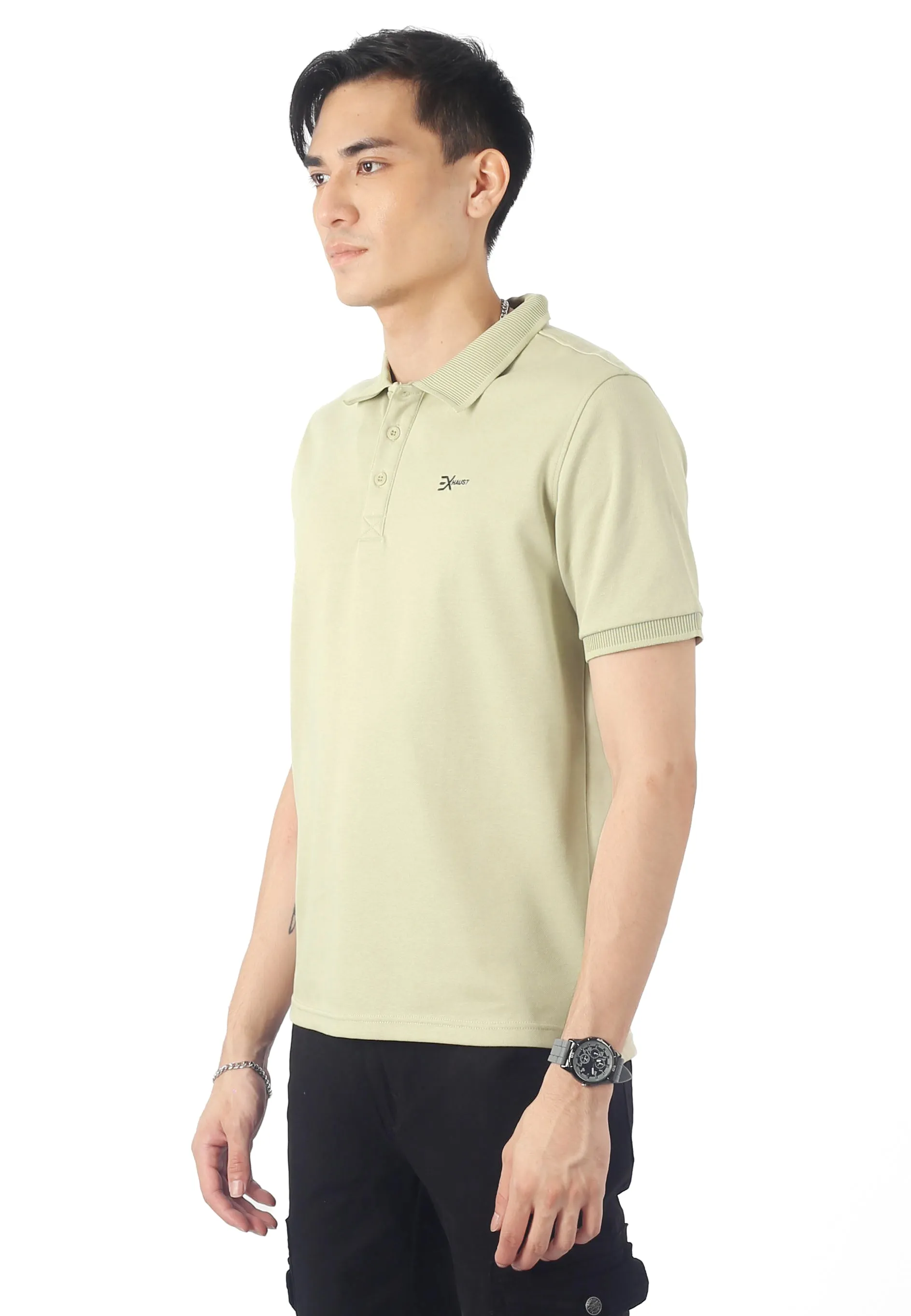 EXHAUST MENS POLO T-SHIRT [SLIM FIT] 1598