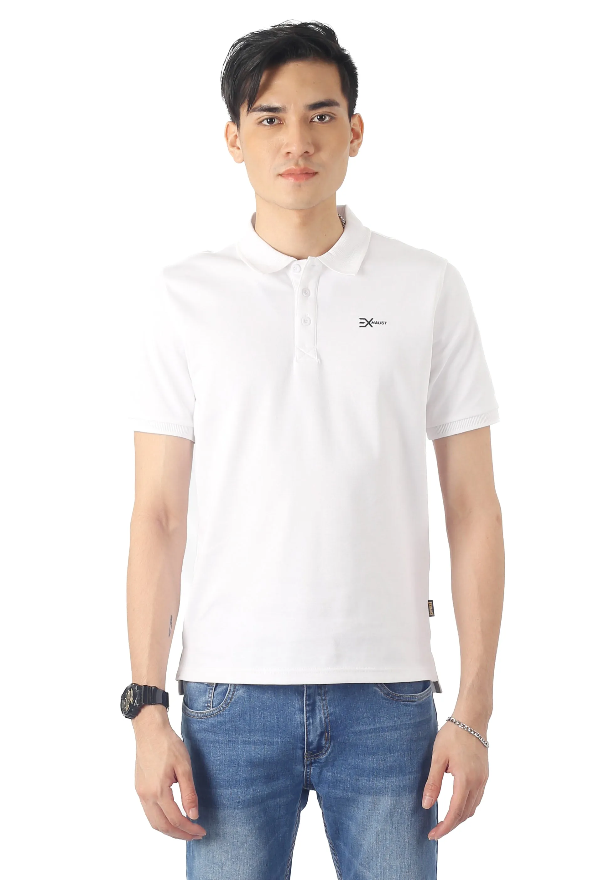 EXHAUST MENS POLO T-SHIRT [SLIM FIT] 1598