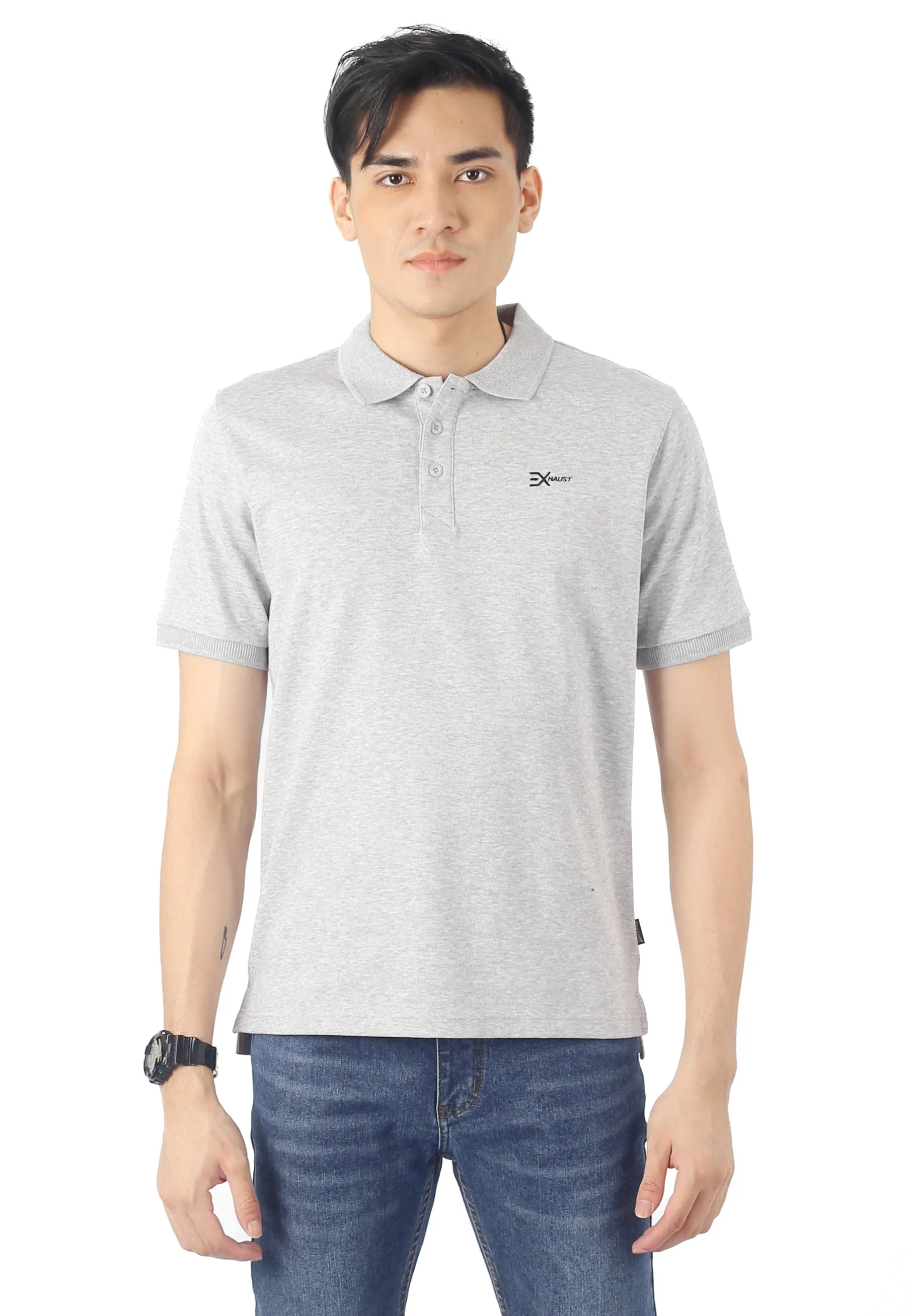 EXHAUST MENS POLO T-SHIRT [SLIM FIT] 1598