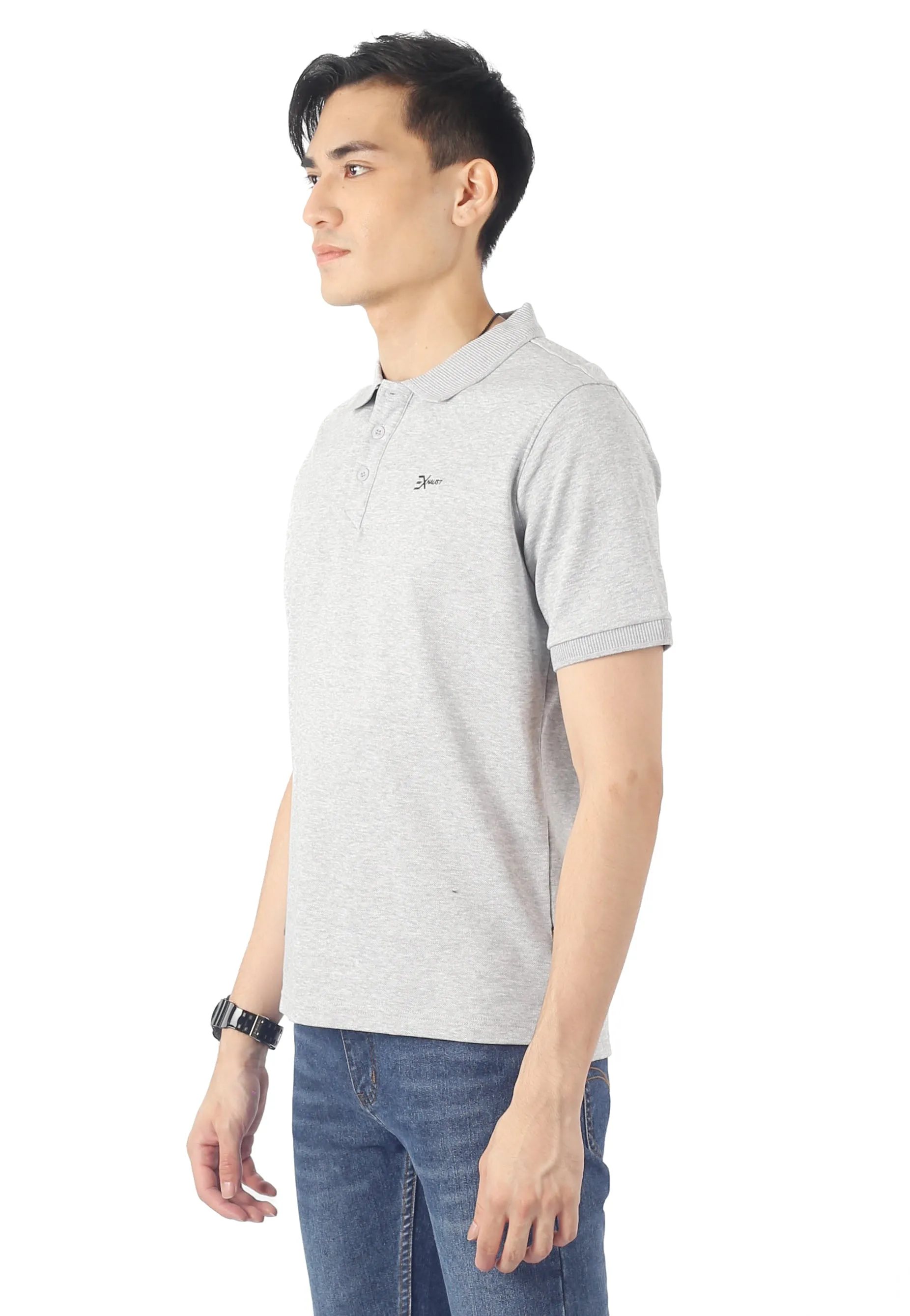 EXHAUST MENS POLO T-SHIRT [SLIM FIT] 1598