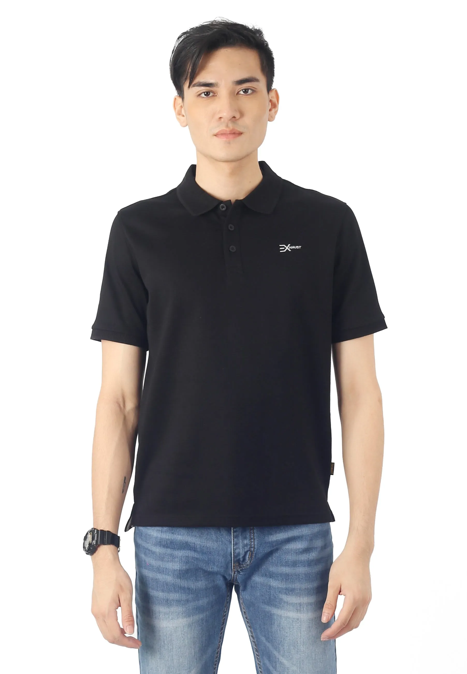 EXHAUST MENS POLO T-SHIRT [SLIM FIT] 1598