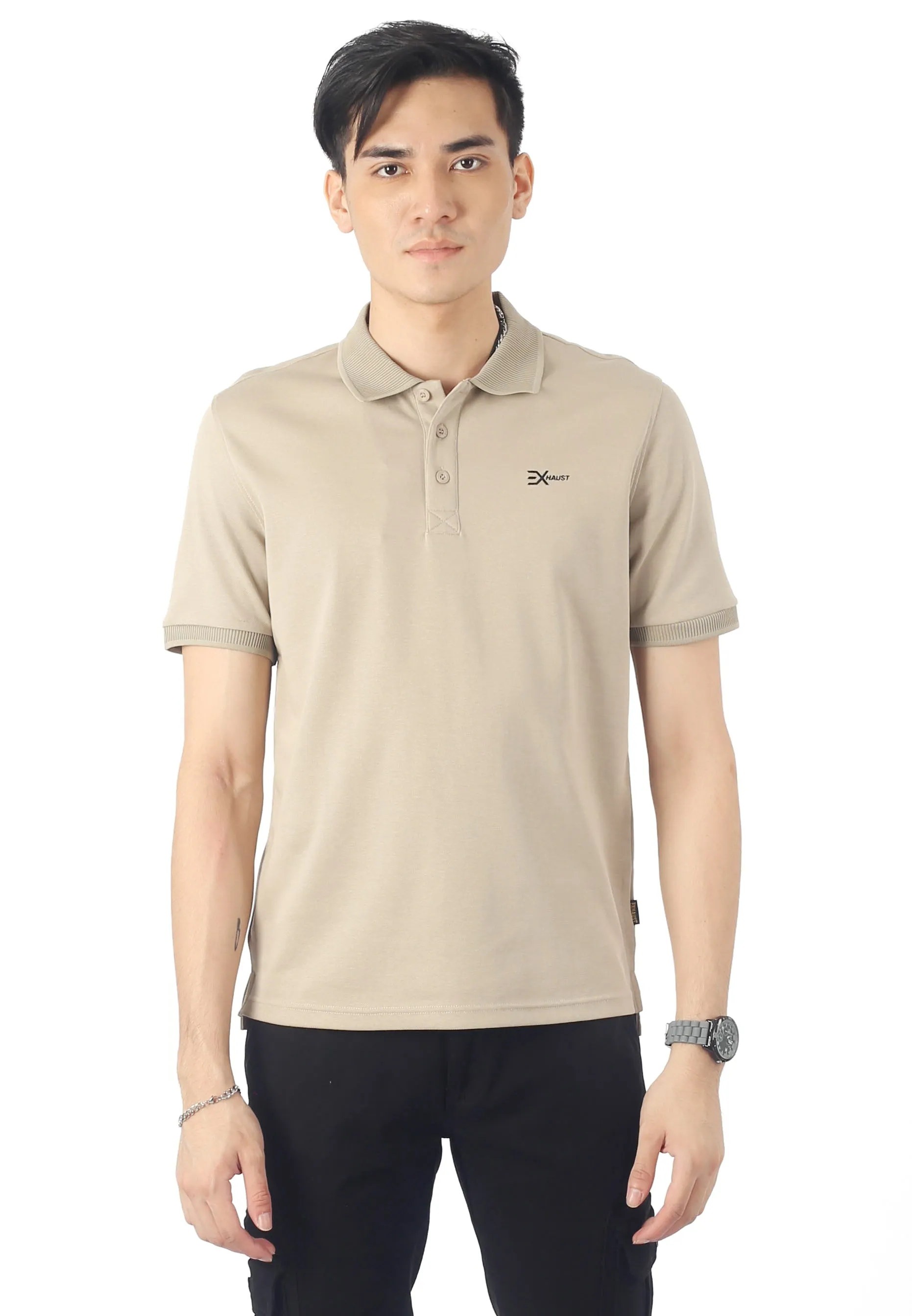 EXHAUST MENS POLO T-SHIRT [SLIM FIT] 1598