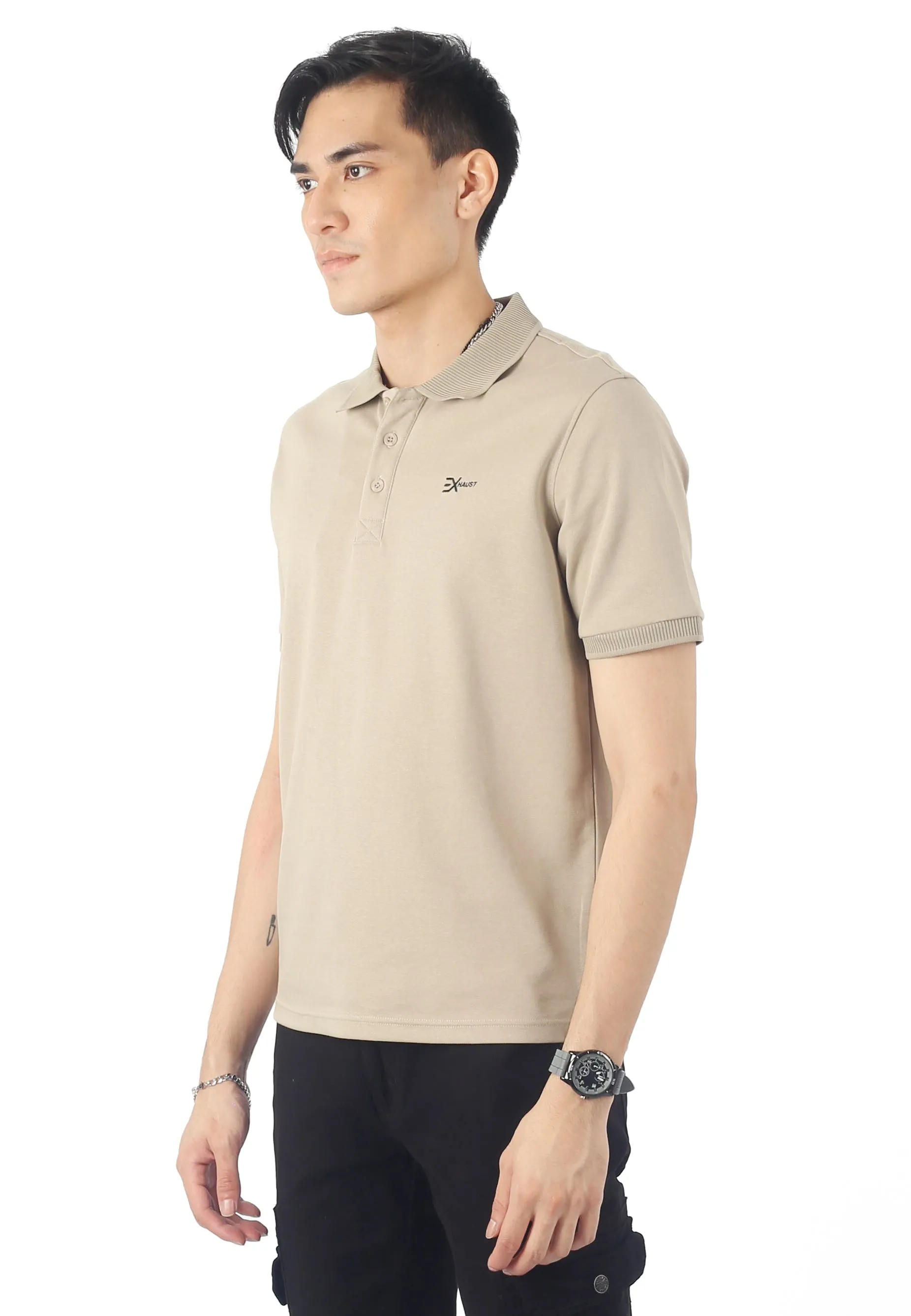 EXHAUST MENS POLO T-SHIRT [SLIM FIT] 1598