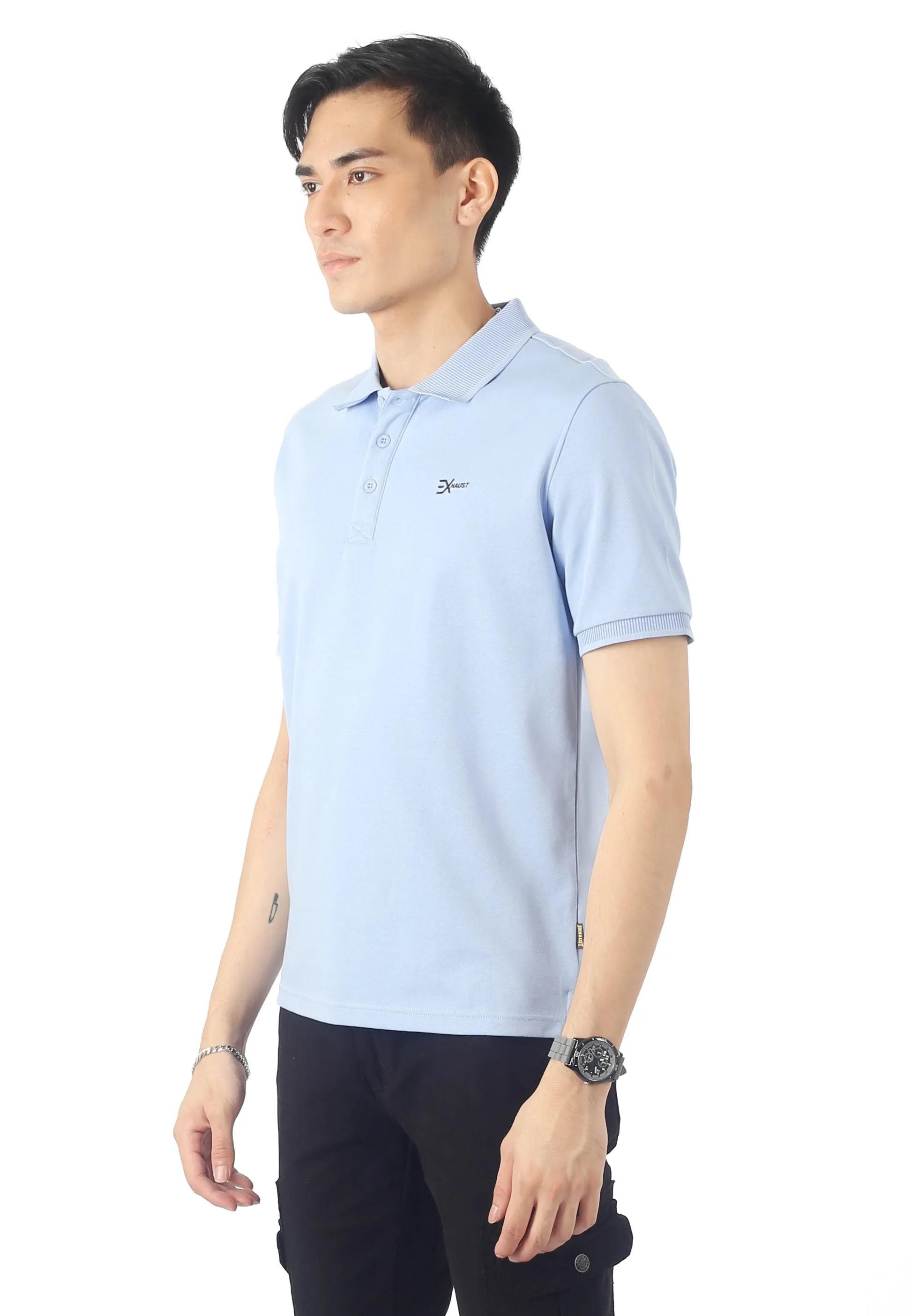 EXHAUST MENS POLO T-SHIRT [SLIM FIT] 1598