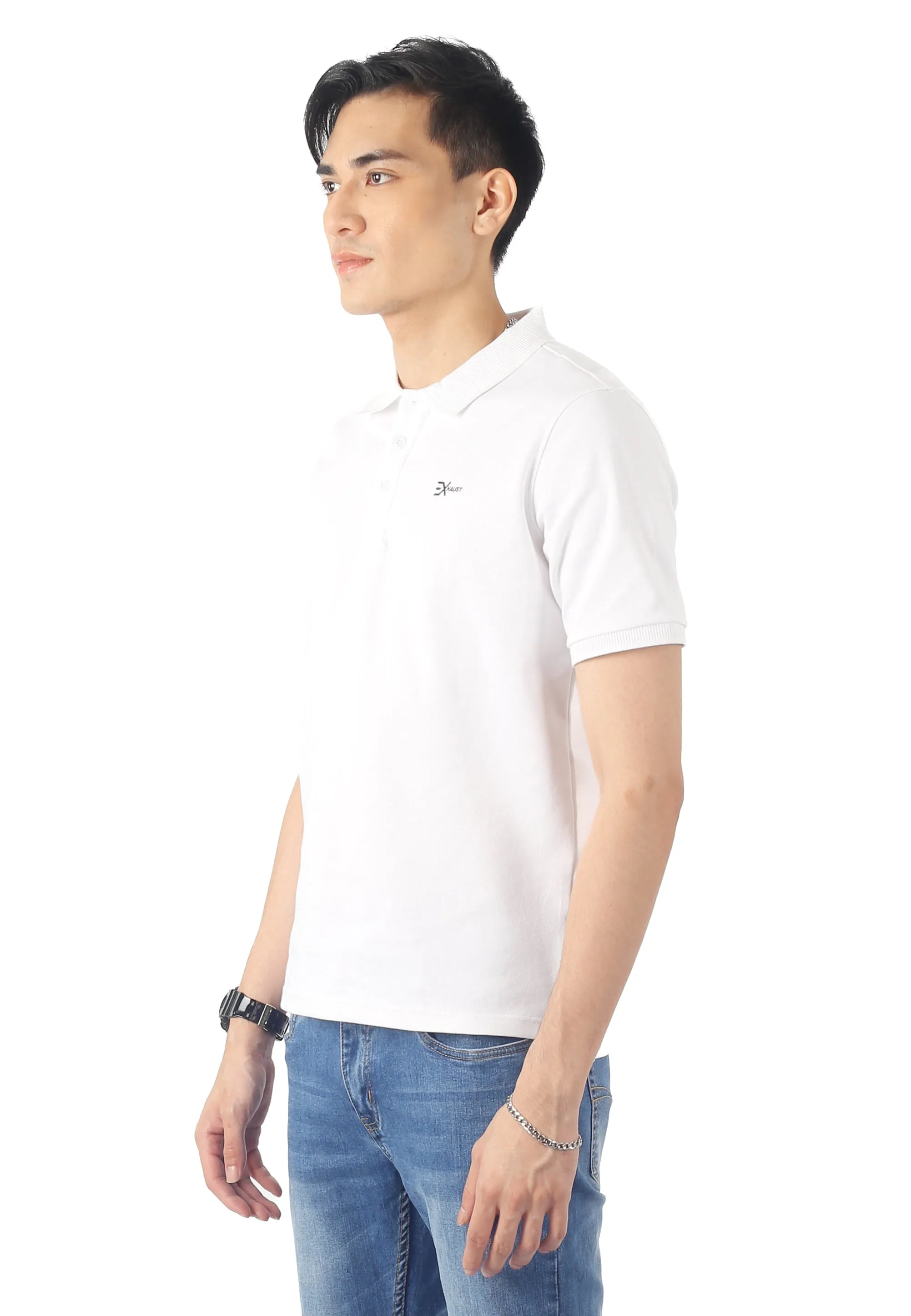 EXHAUST MENS POLO T-SHIRT [SLIM FIT] 1598