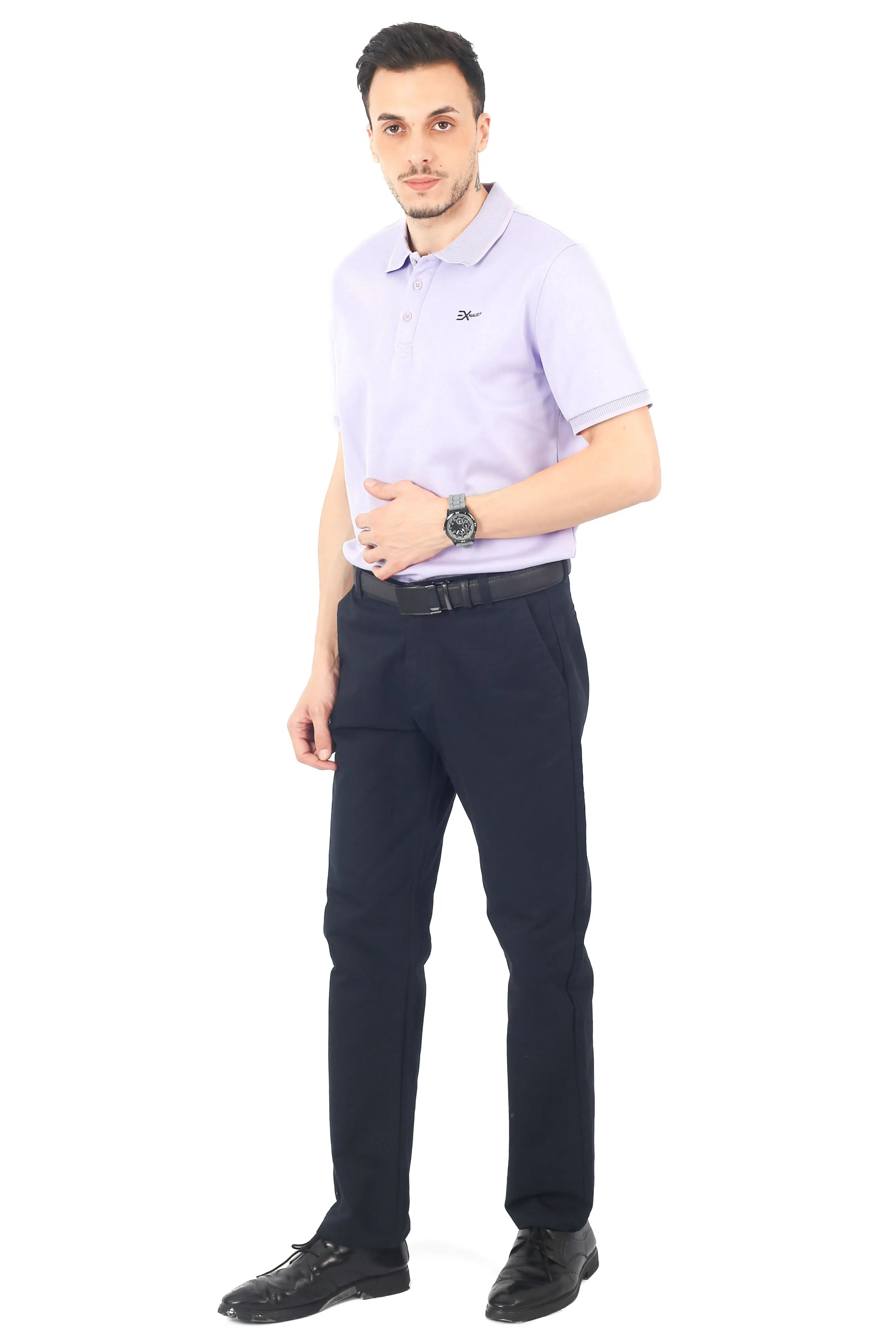 EXHAUST MENS POLO T-SHIRT [SLIM FIT] 1598