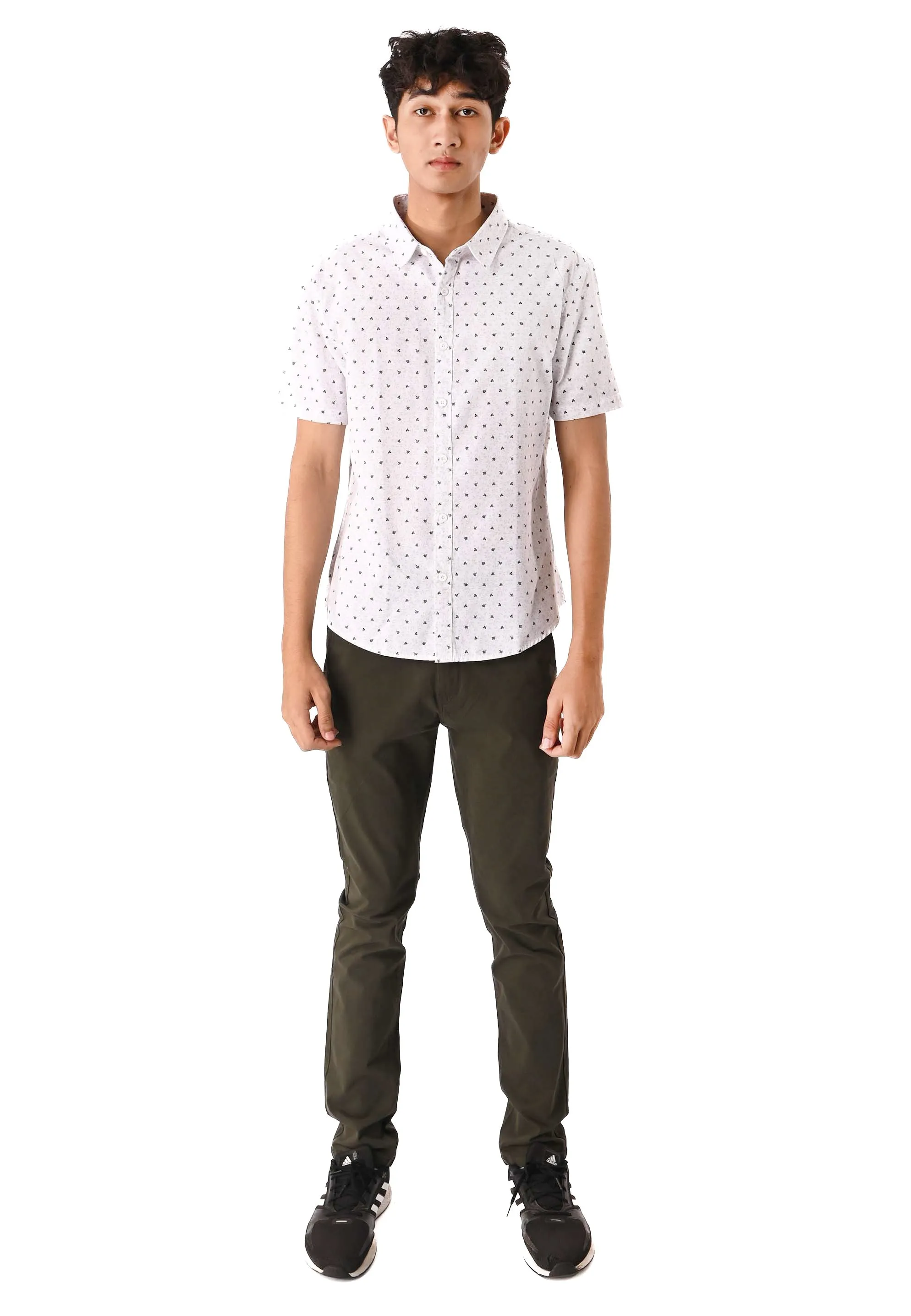 EXHAUST SHORT SLEEVE SHIRT [SLIM FIT] 1544