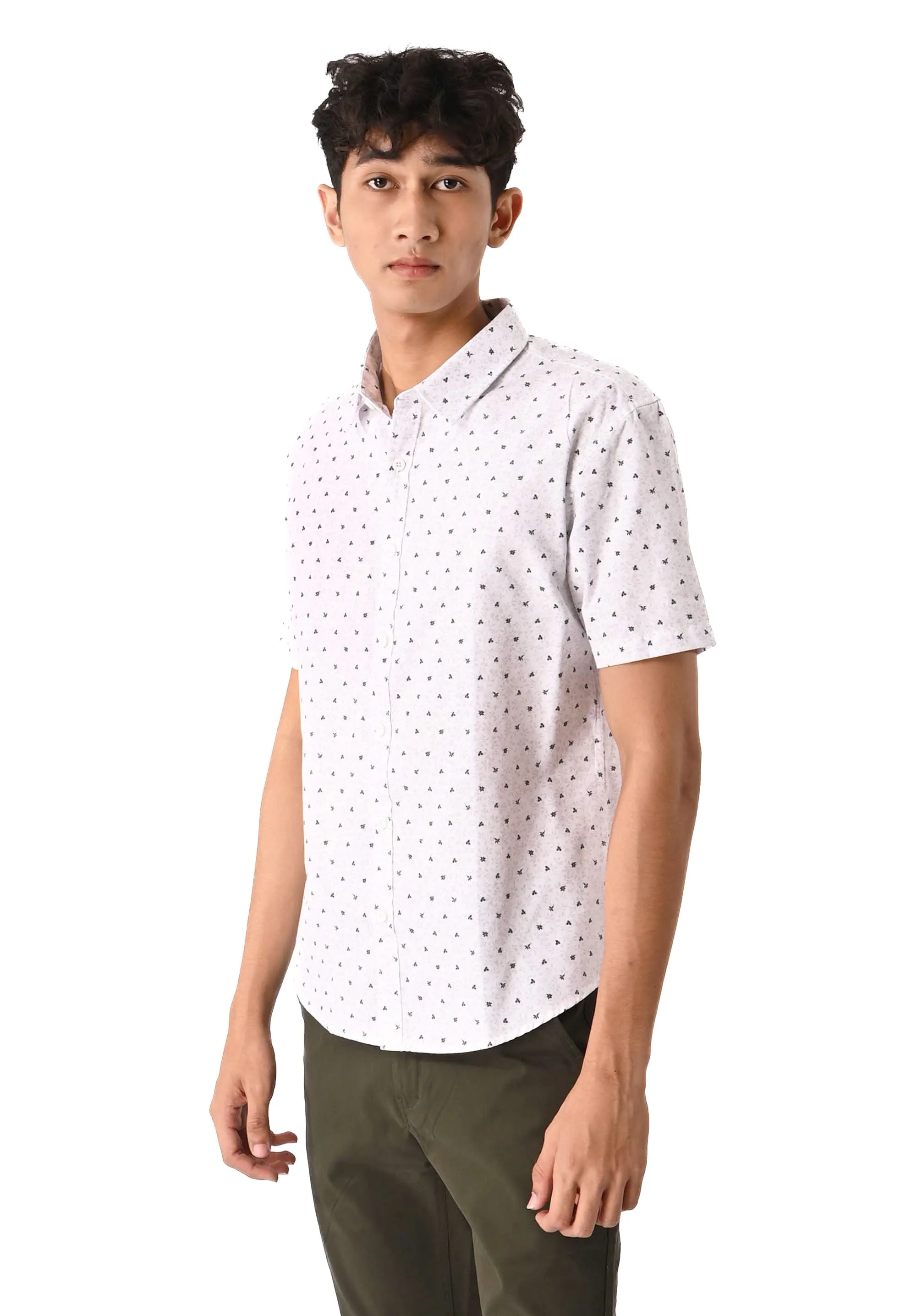EXHAUST SHORT SLEEVE SHIRT [SLIM FIT] 1544
