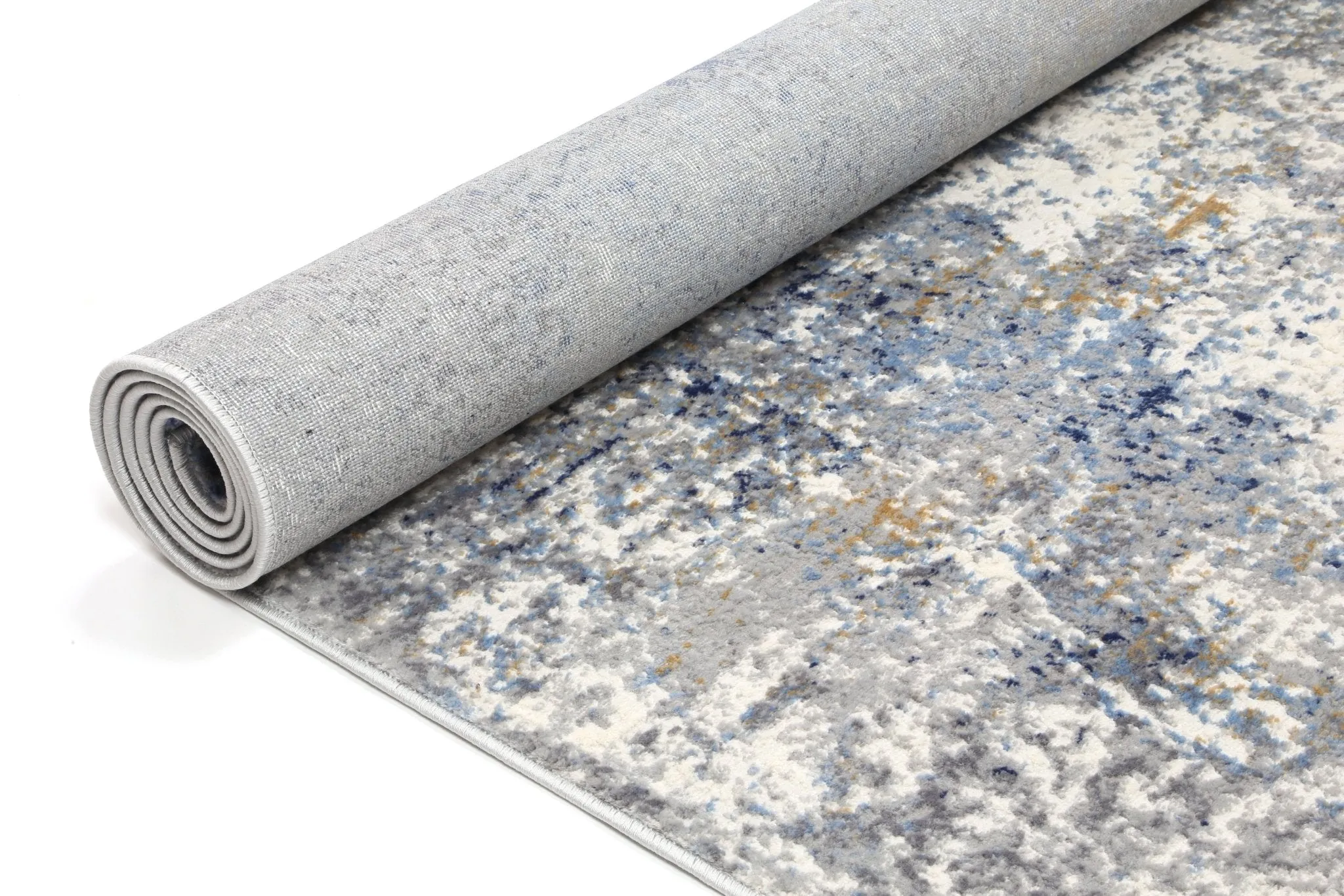 Expressions Navy Blue Modern Rug