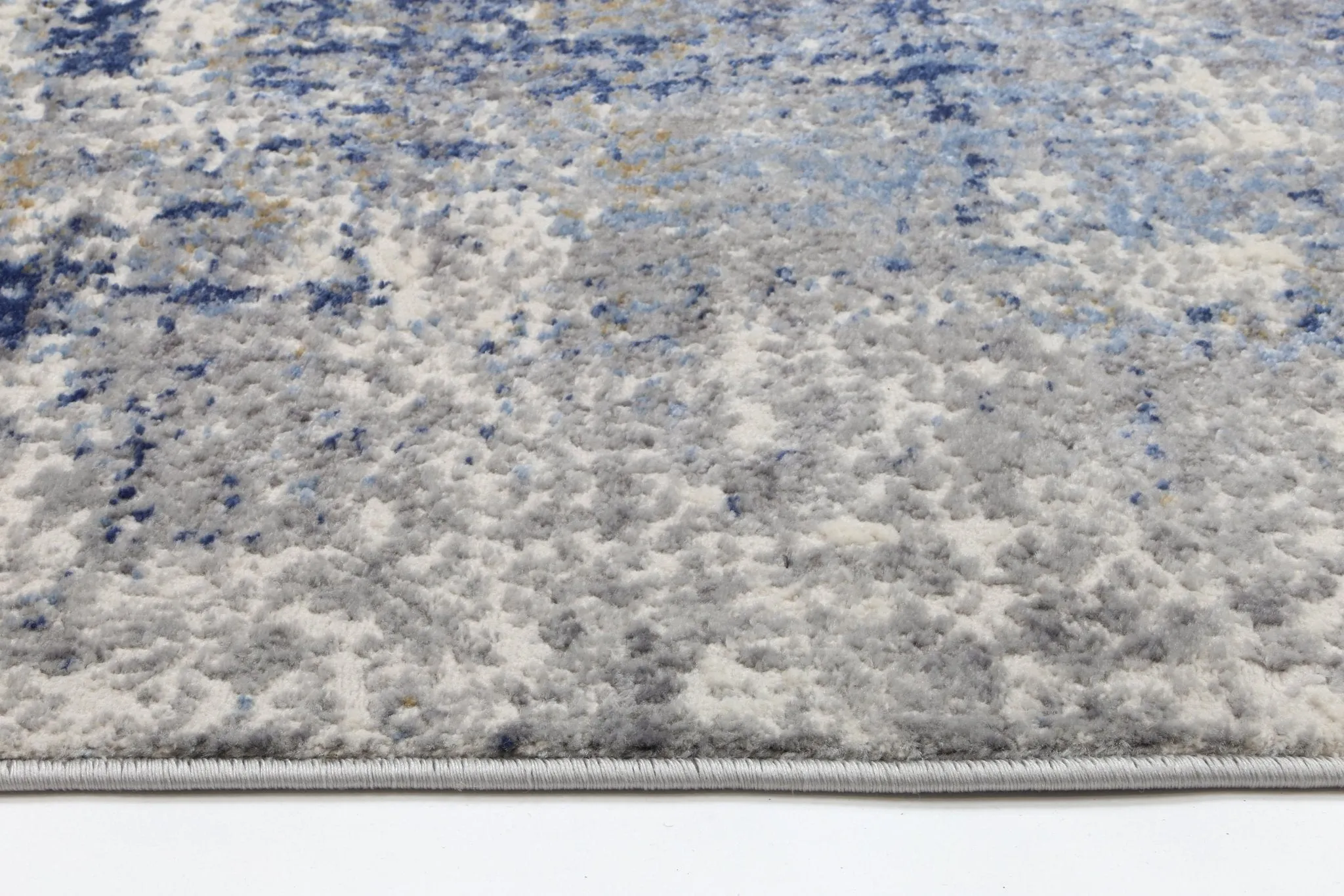 Expressions Navy Blue Modern Rug