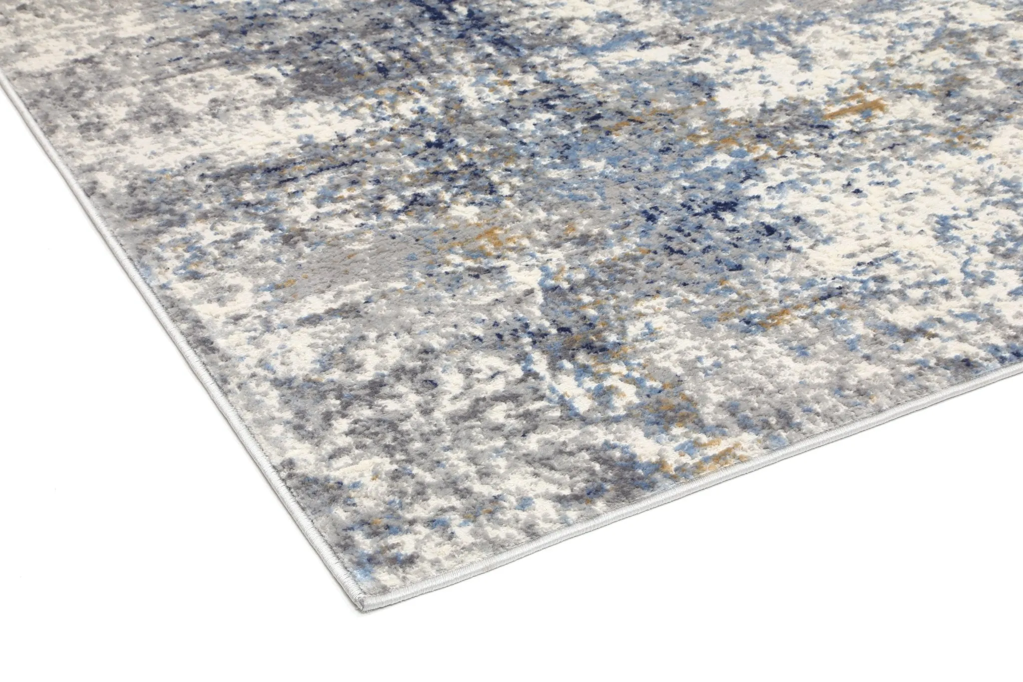 Expressions Navy Blue Modern Rug