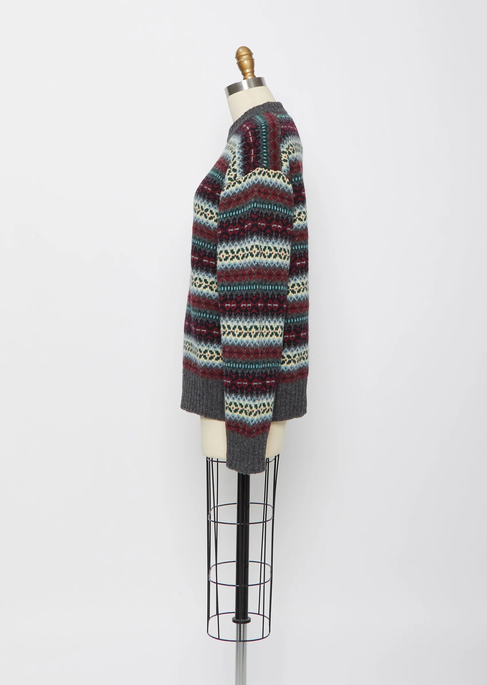 Fair Isle Wool Sweater